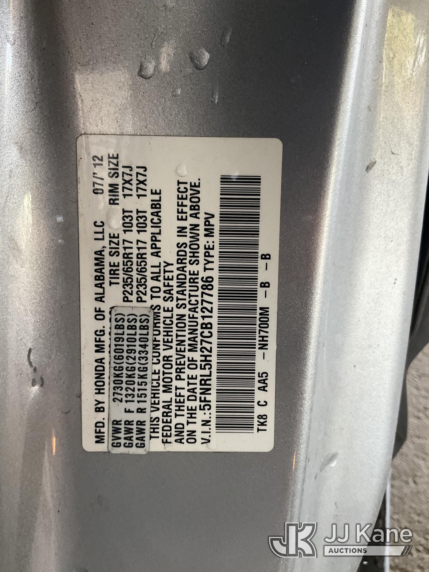 2012 Honda Odyssey