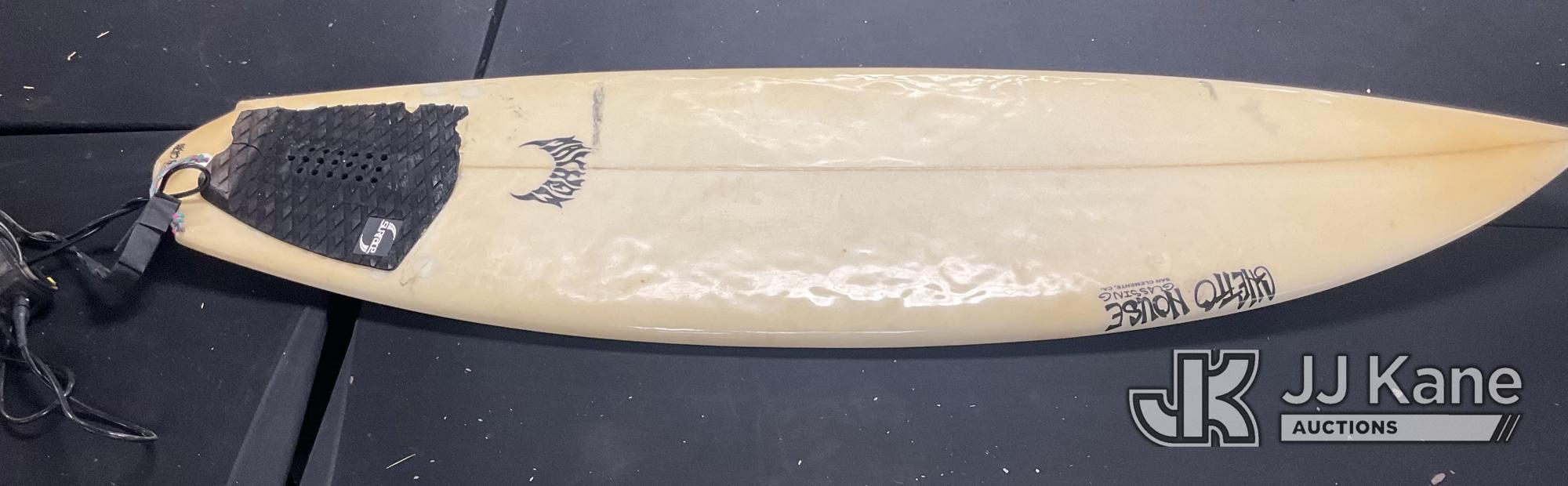 Surfboard (Used) NOTE: This unit is being sold AS IS/WHERE IS via Timed Auction and is located in Jurupa Valley