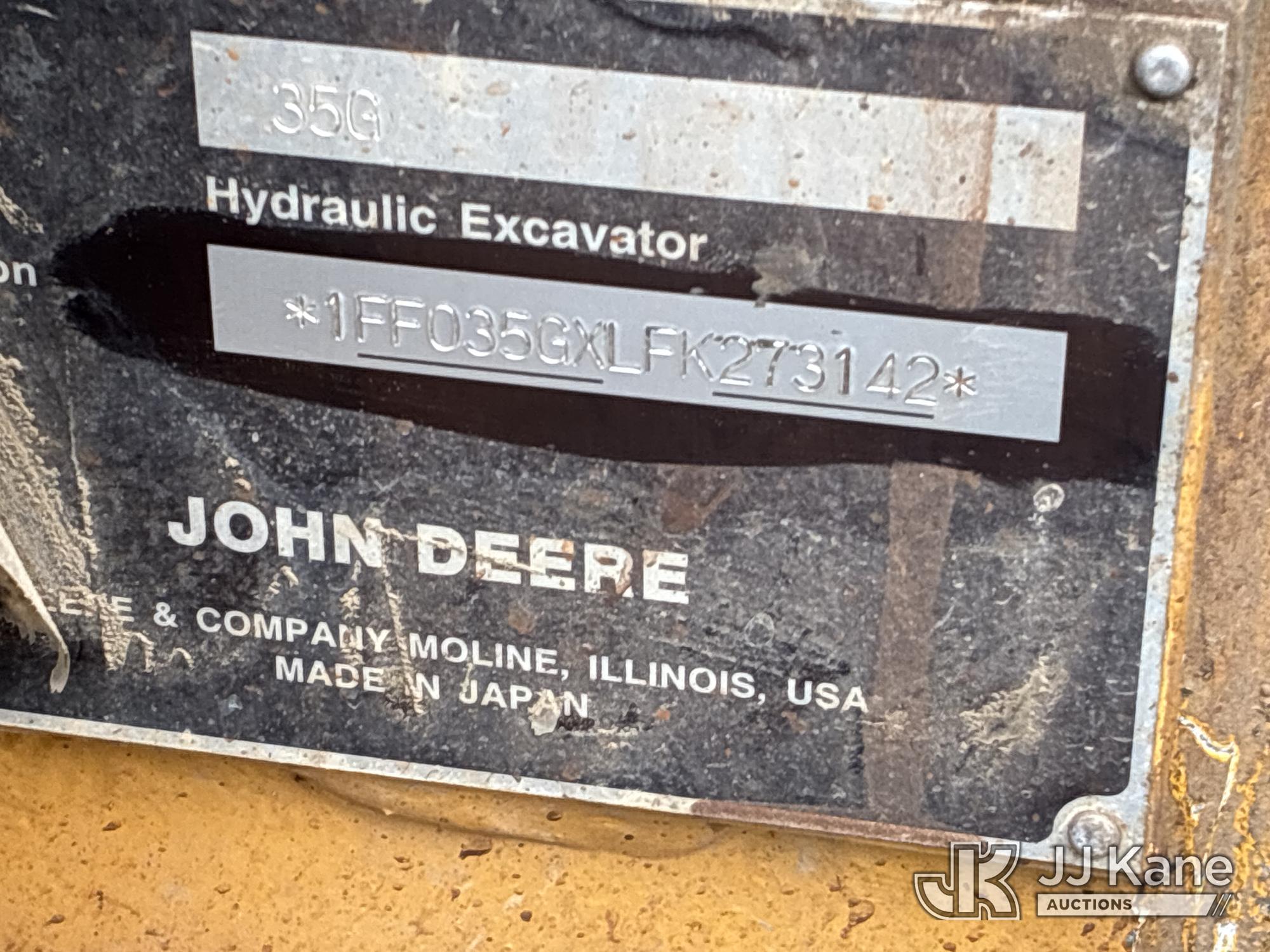 2015 John Deere 35G