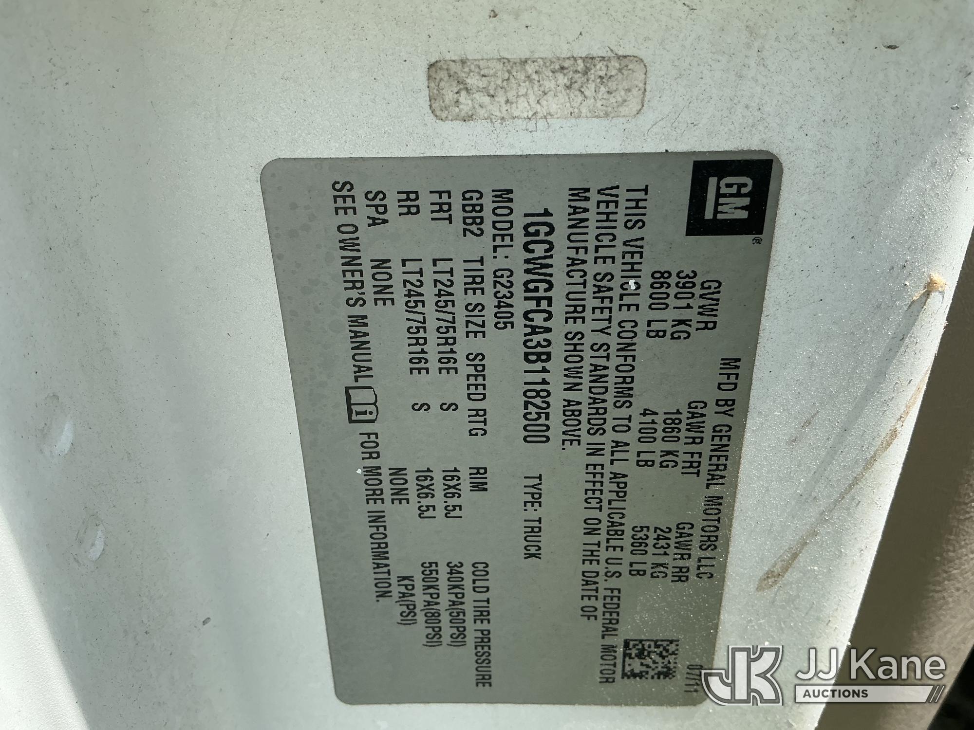 2011 Chevrolet Express G2500