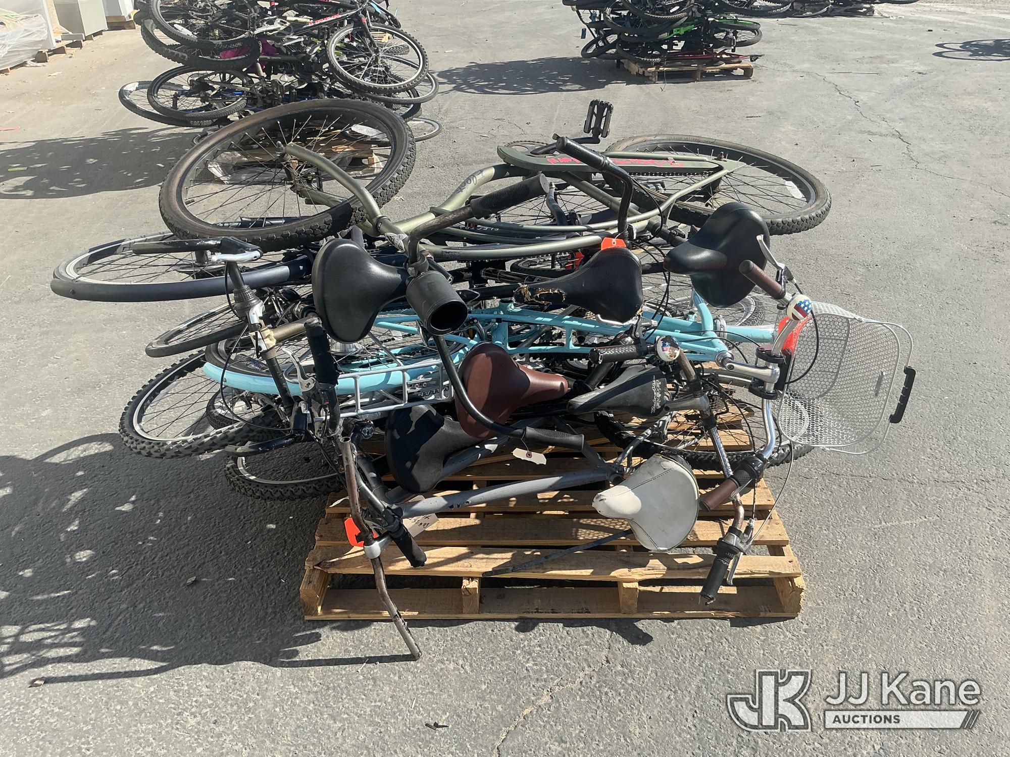 (1 Pallet) Bicycles (Used) NOTE: This unit is being sold AS IS/WHERE IS via Timed Auction and is located in Jurupa Valley