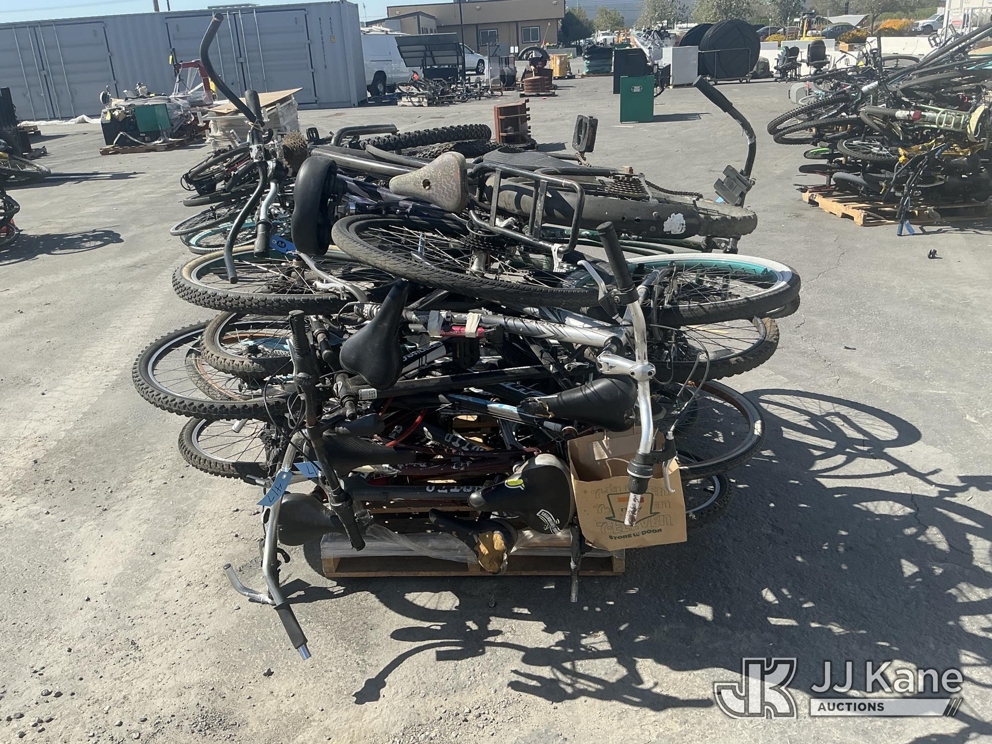 (1 Pallet) Bicycles (Used) NOTE: This unit is being sold AS IS/WHERE IS via Timed Auction and is located in Jurupa Valley