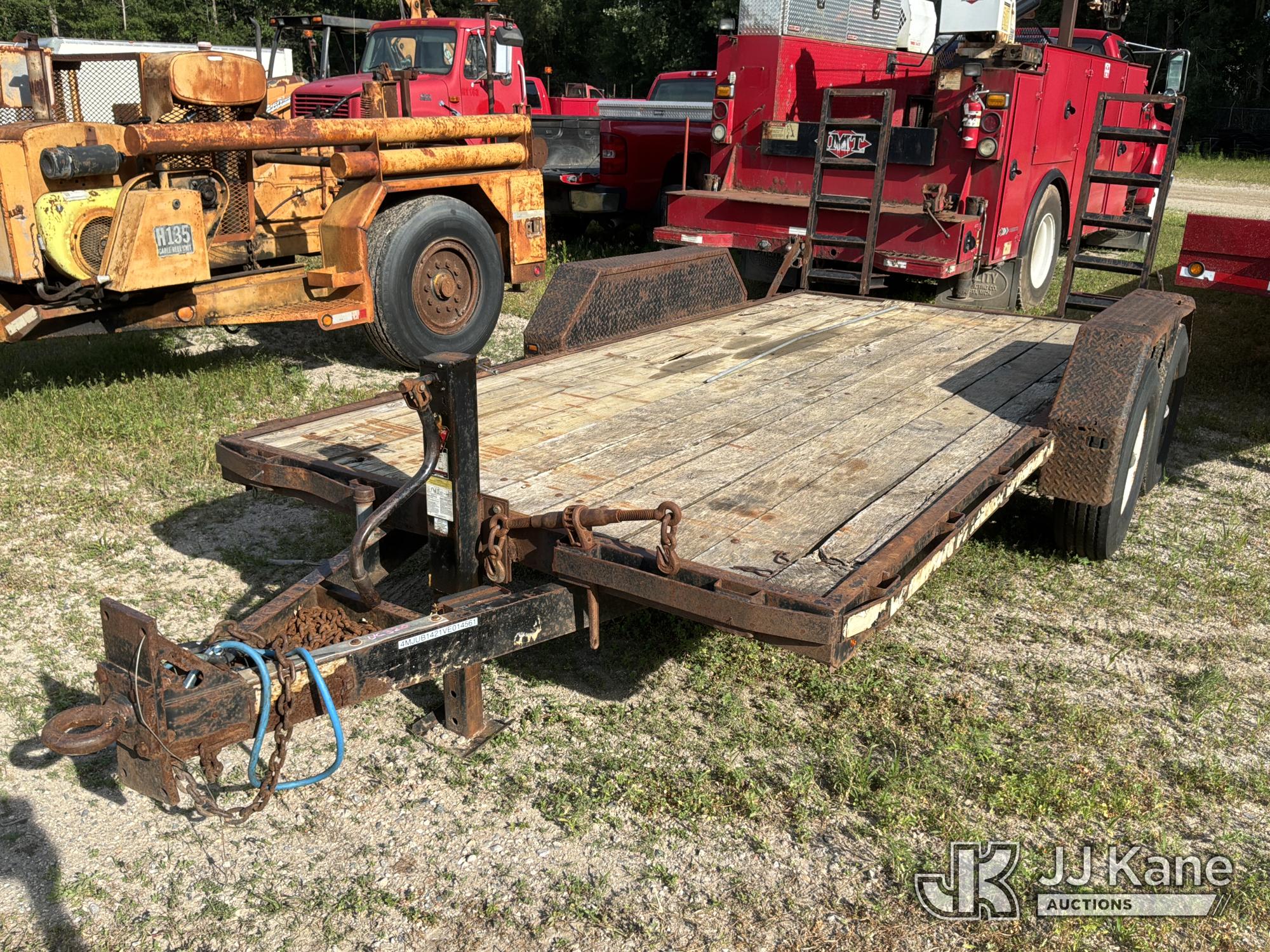 1997 Corn Pro T/A Tagalong Trailer, Measures approx. 7ft x 14ft Deck