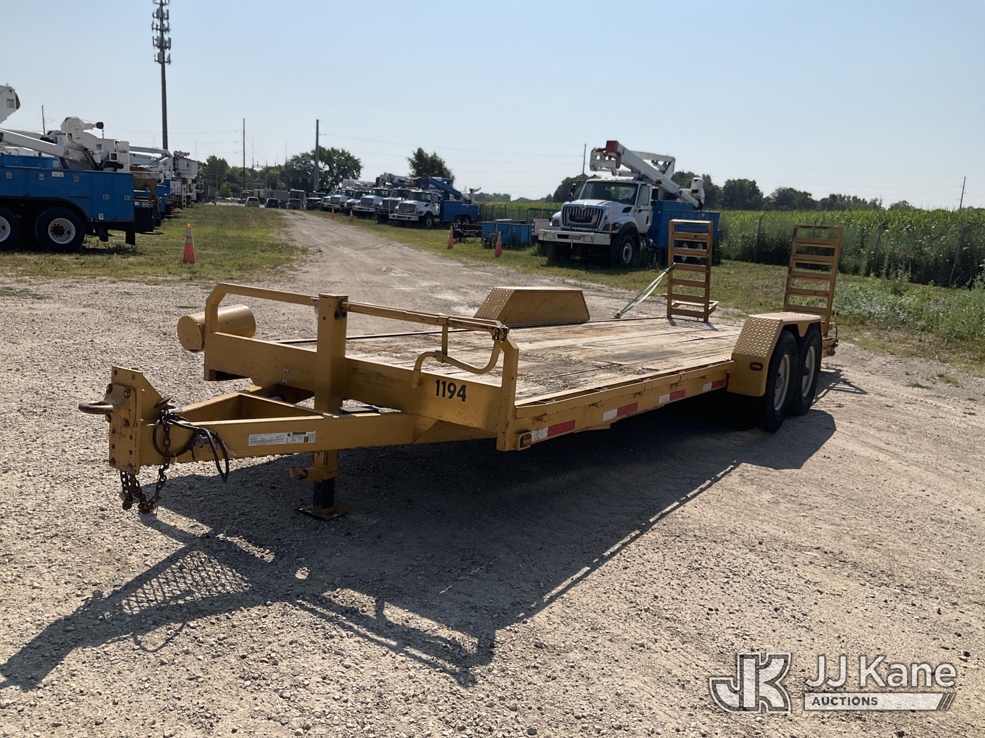 2008 Corn Pro T/A Tagalong Flatbed Trailer