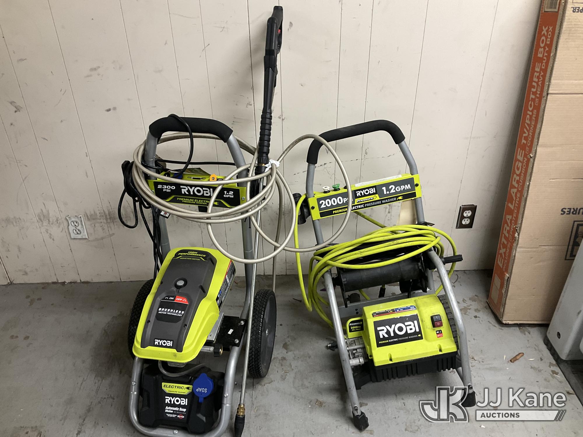 (2) Power Washers (Used) NOTE: This unit is being sold AS IS/WHERE IS via Timed Auction and is located in Jurupa Valley