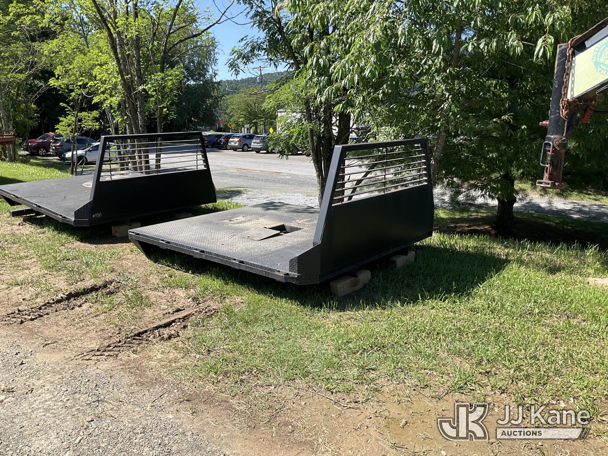 Flatbed 96 in. x 102 in. 38 in. Frame Rails (Built for a Ford Frame) Unmounted NOTE: This unit is being sold AS IS/WHERE IS via Timed Auction and is located in Sparta