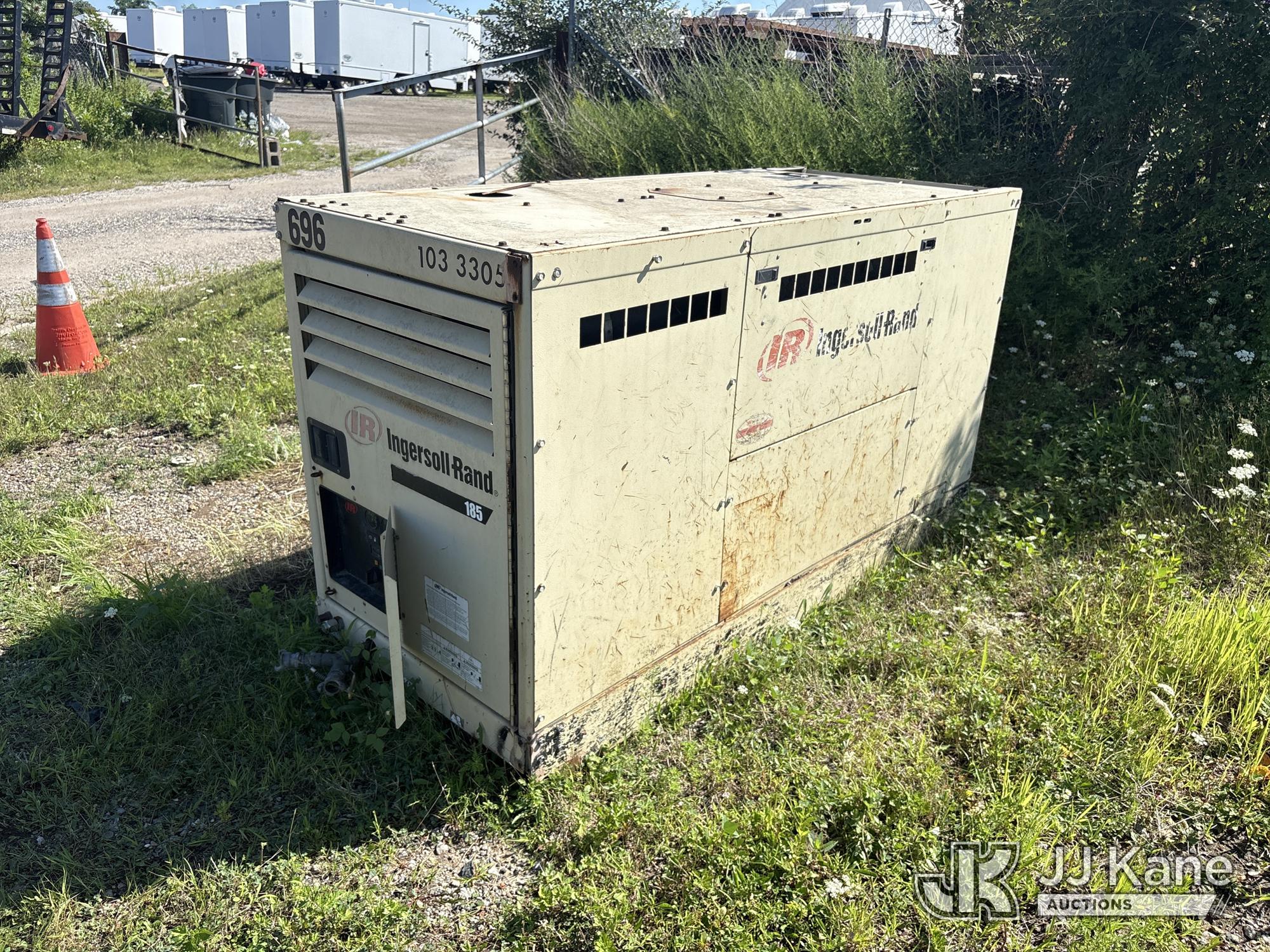 2003 Ingersoll Rand 185WJD 185 cfm Air Compressor, Skid Mounted