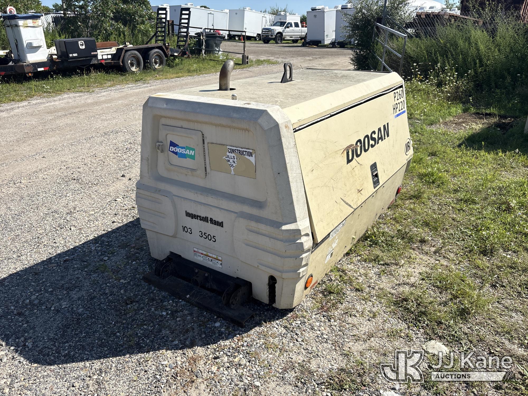 2012 Ingersolrand P260 Air Compressor, skid mtd.