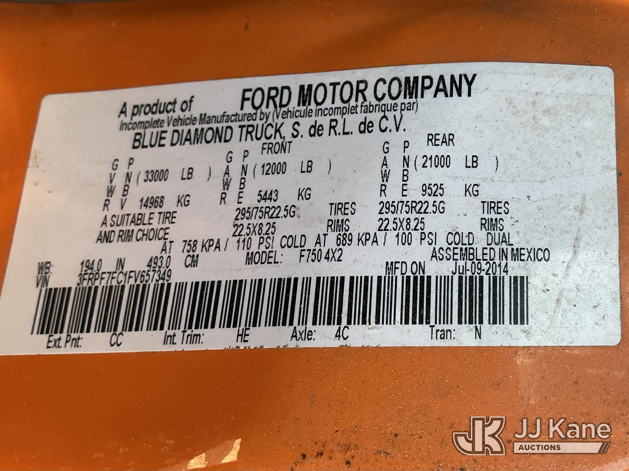2015 Ford F-750