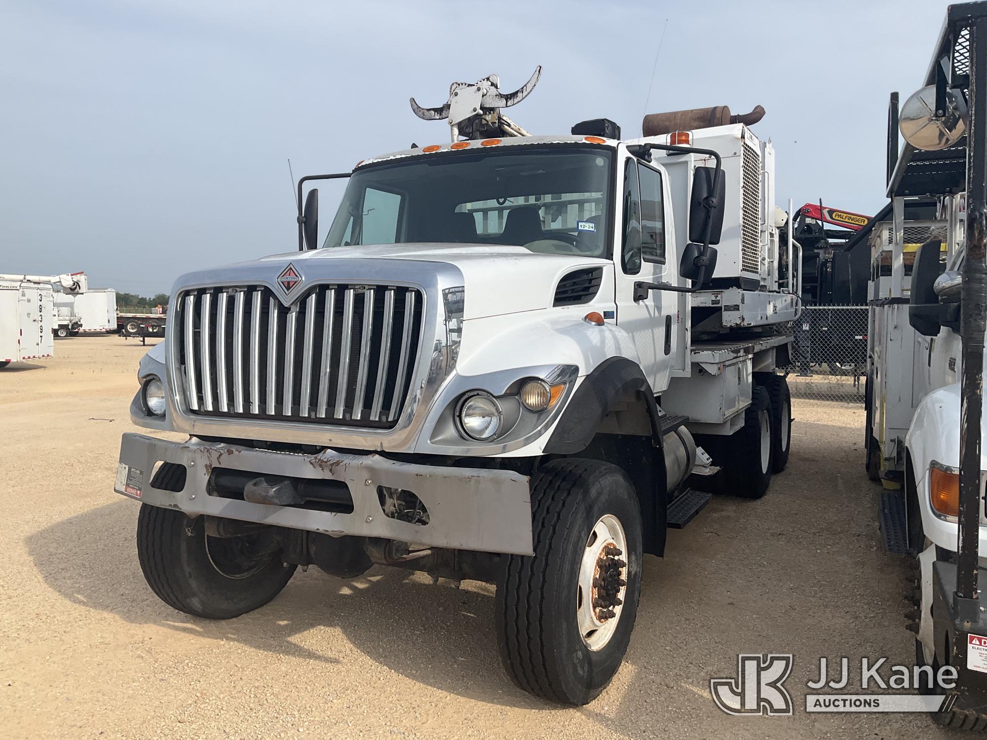 Altec HD35 Pressure Digger On 2013 International 7400 T/A Flatbed/Utility Truck (1628051)