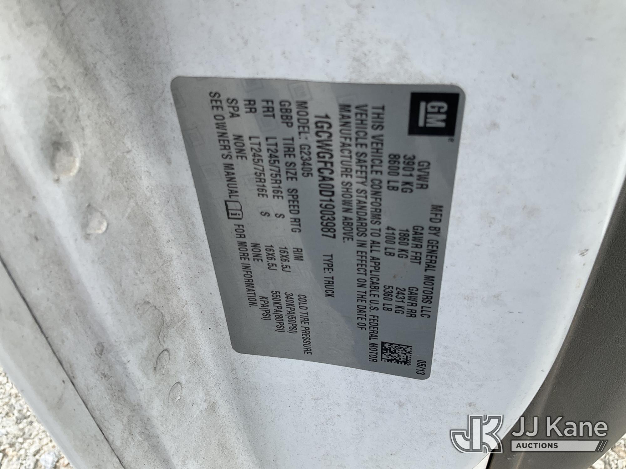 2013 Chevrolet Express G2500