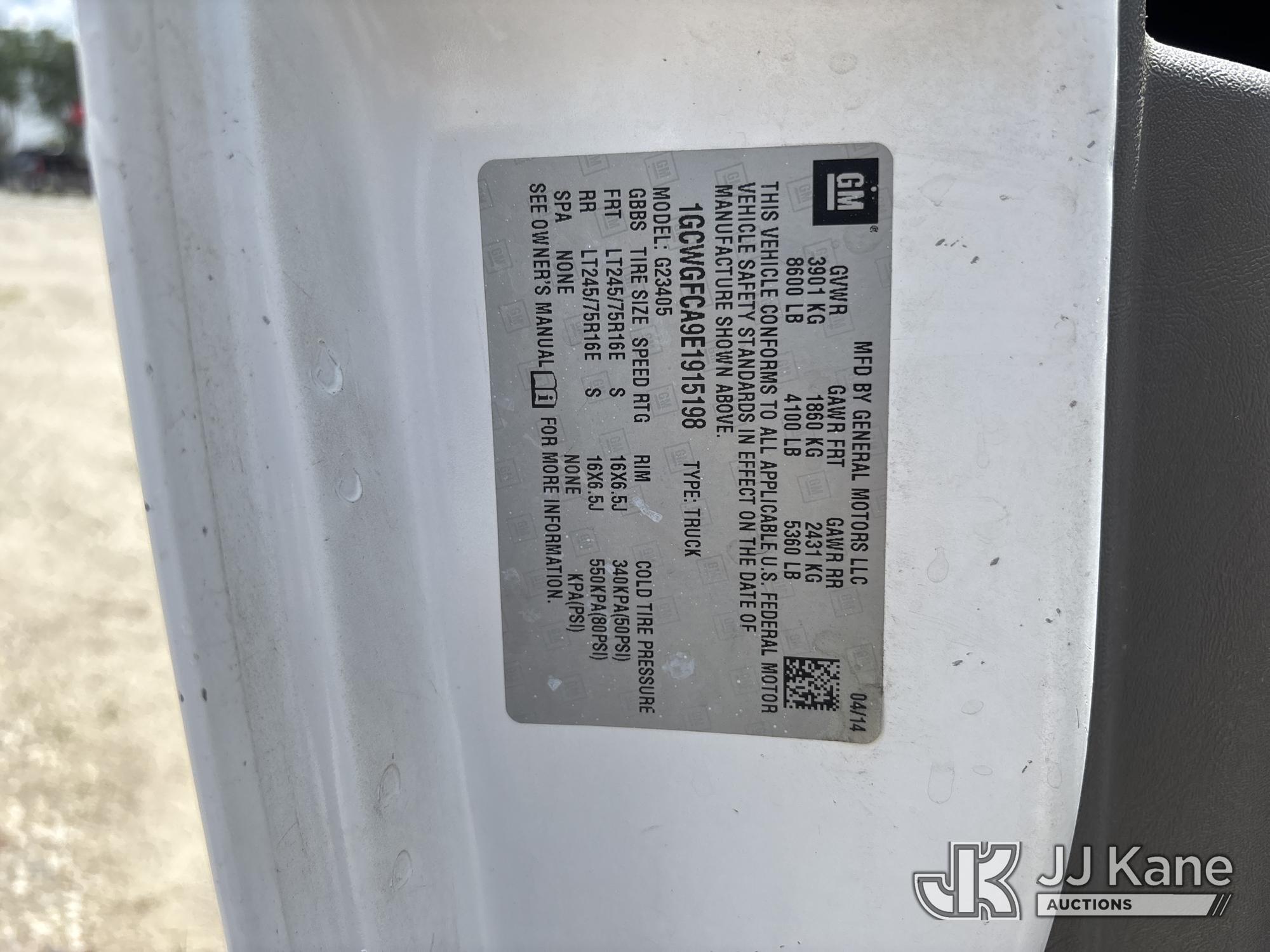 2014 Chevrolet Express G2500