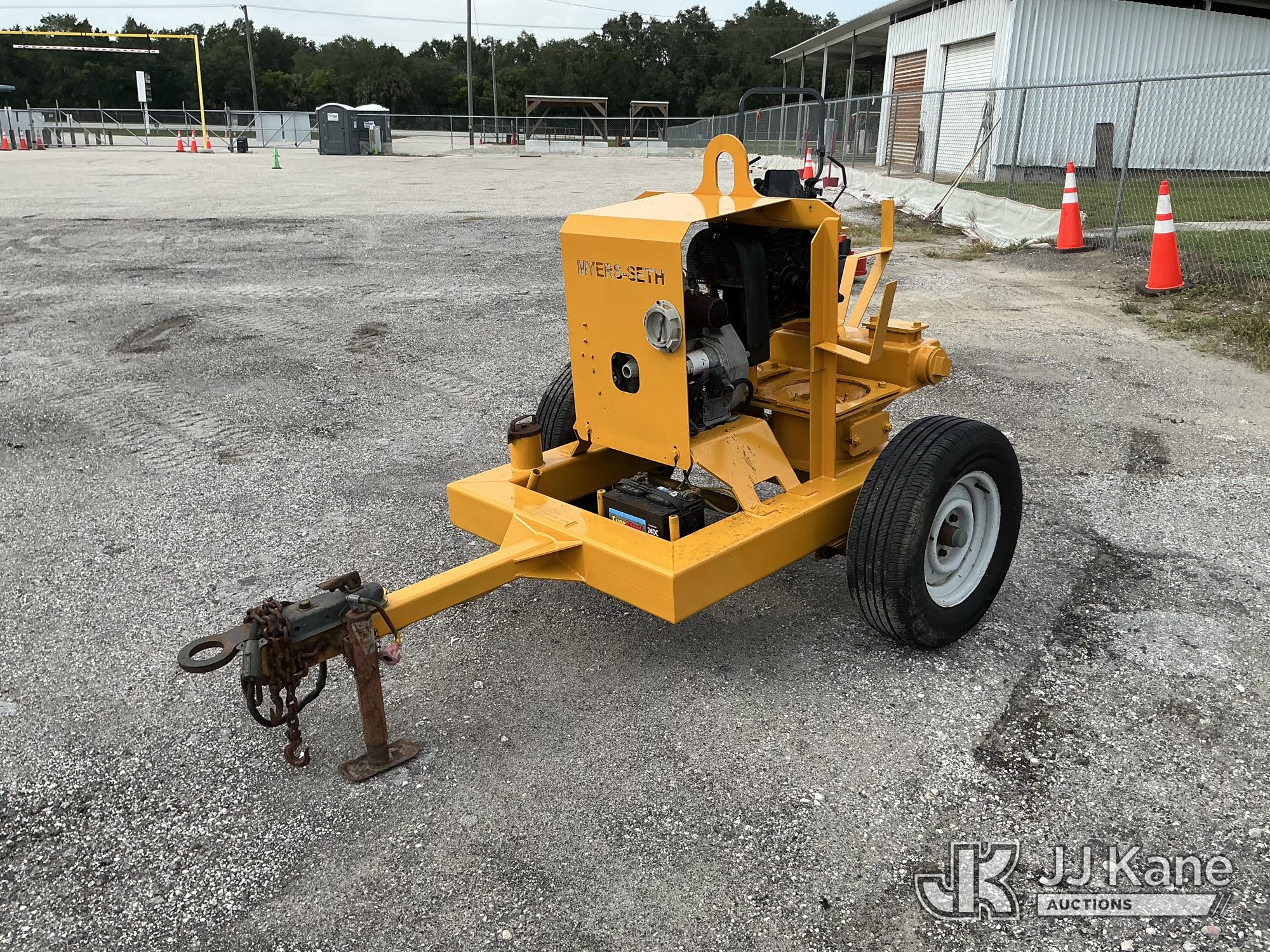 2004 Myer Seth DBL 4 Inch Pump Trailer