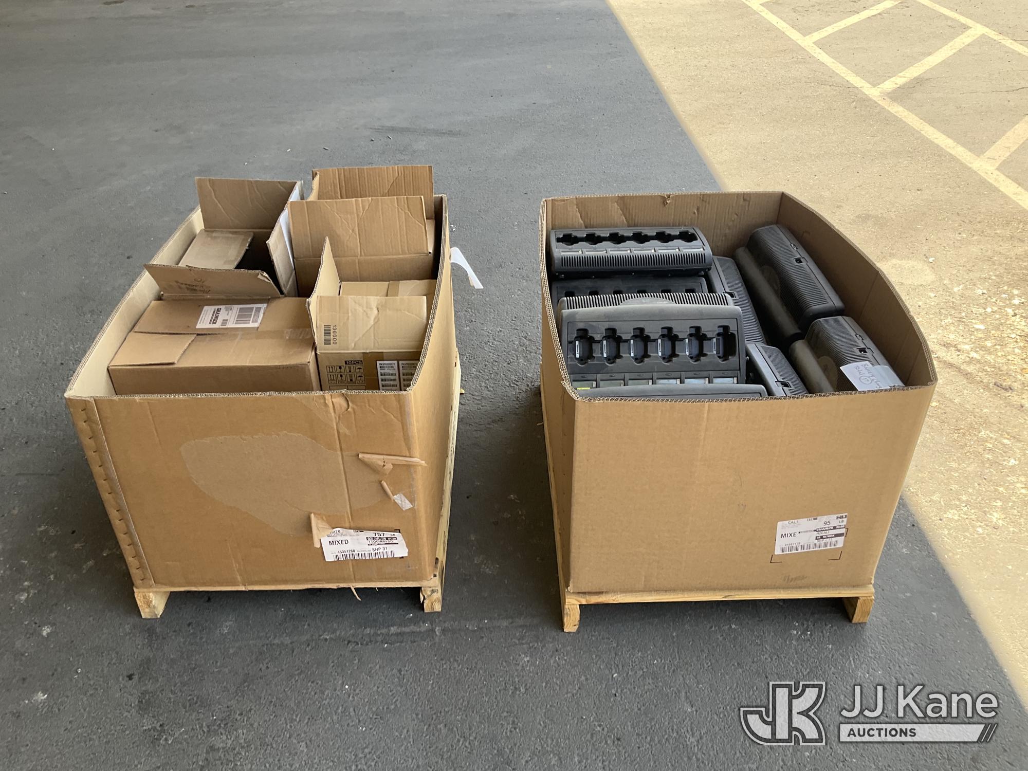 (2 Pallets) Radio Parts (Used) NOTE: This unit is being sold AS IS/WHERE IS via Timed Auction and is located in Jurupa Valley