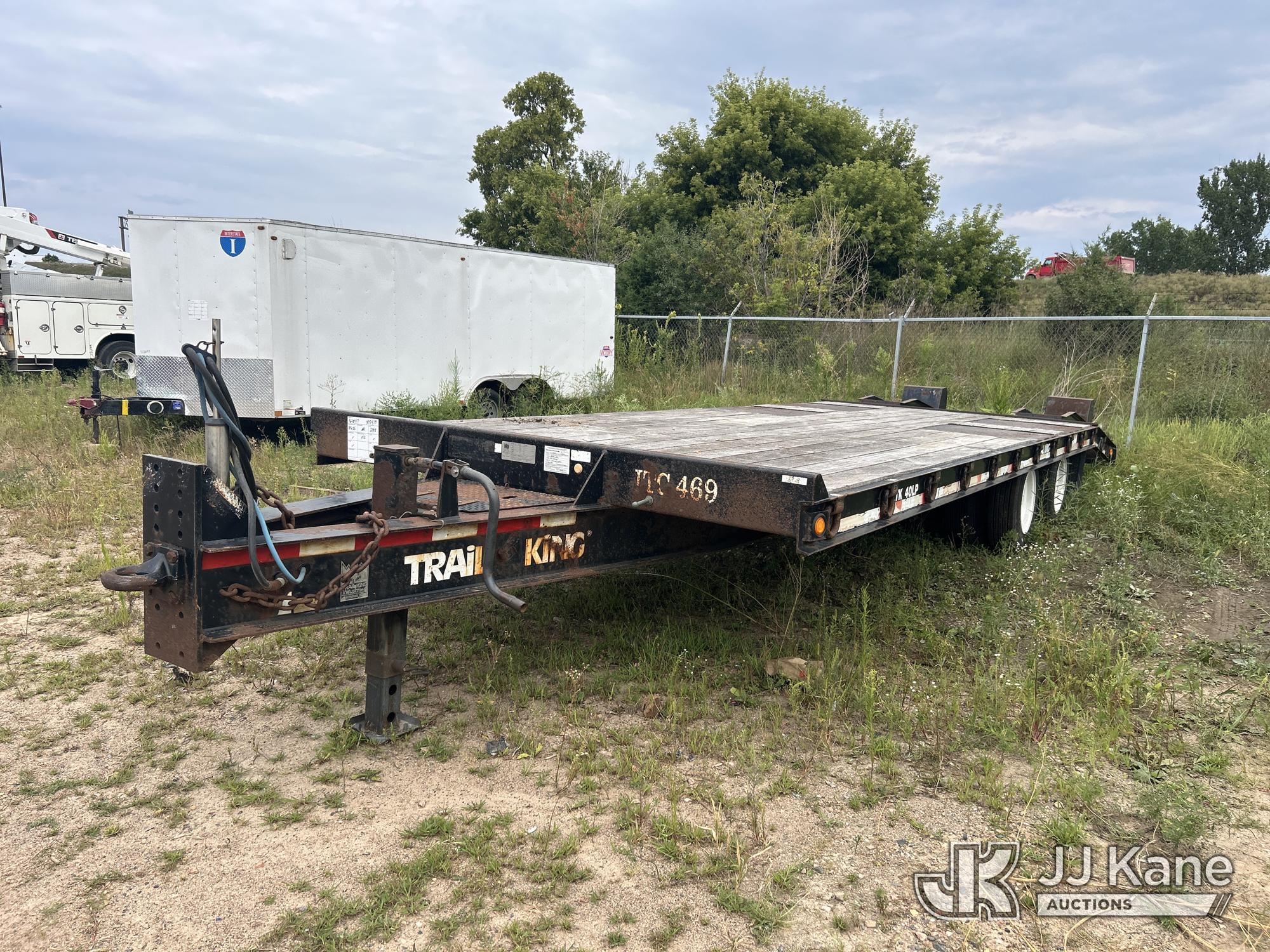 2008 Trail King TK40LP T/A Tagalong Equipment Trailer
