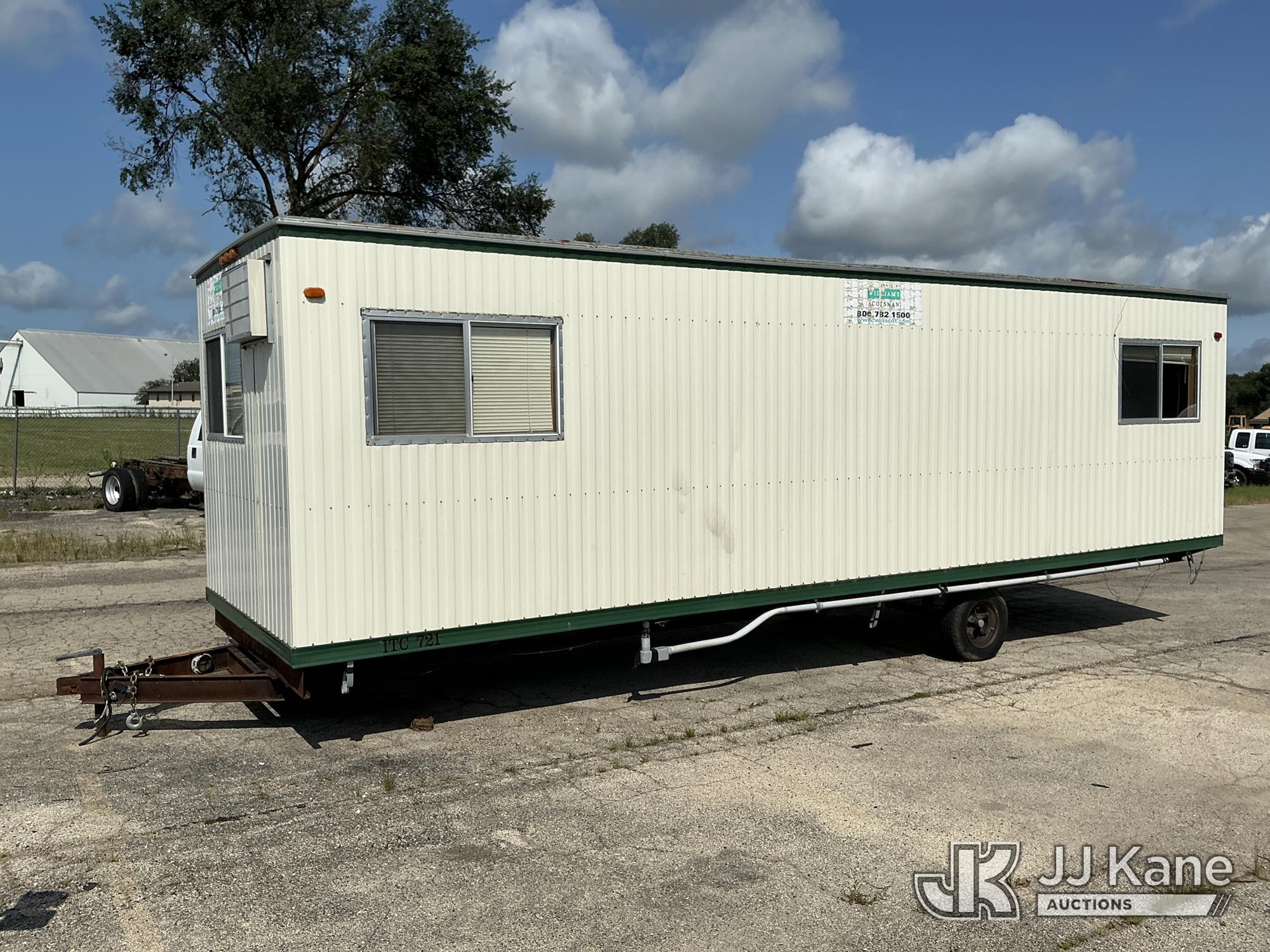 2008 C&B Custom Stationary Office Trailer, 8x32 Modular Office