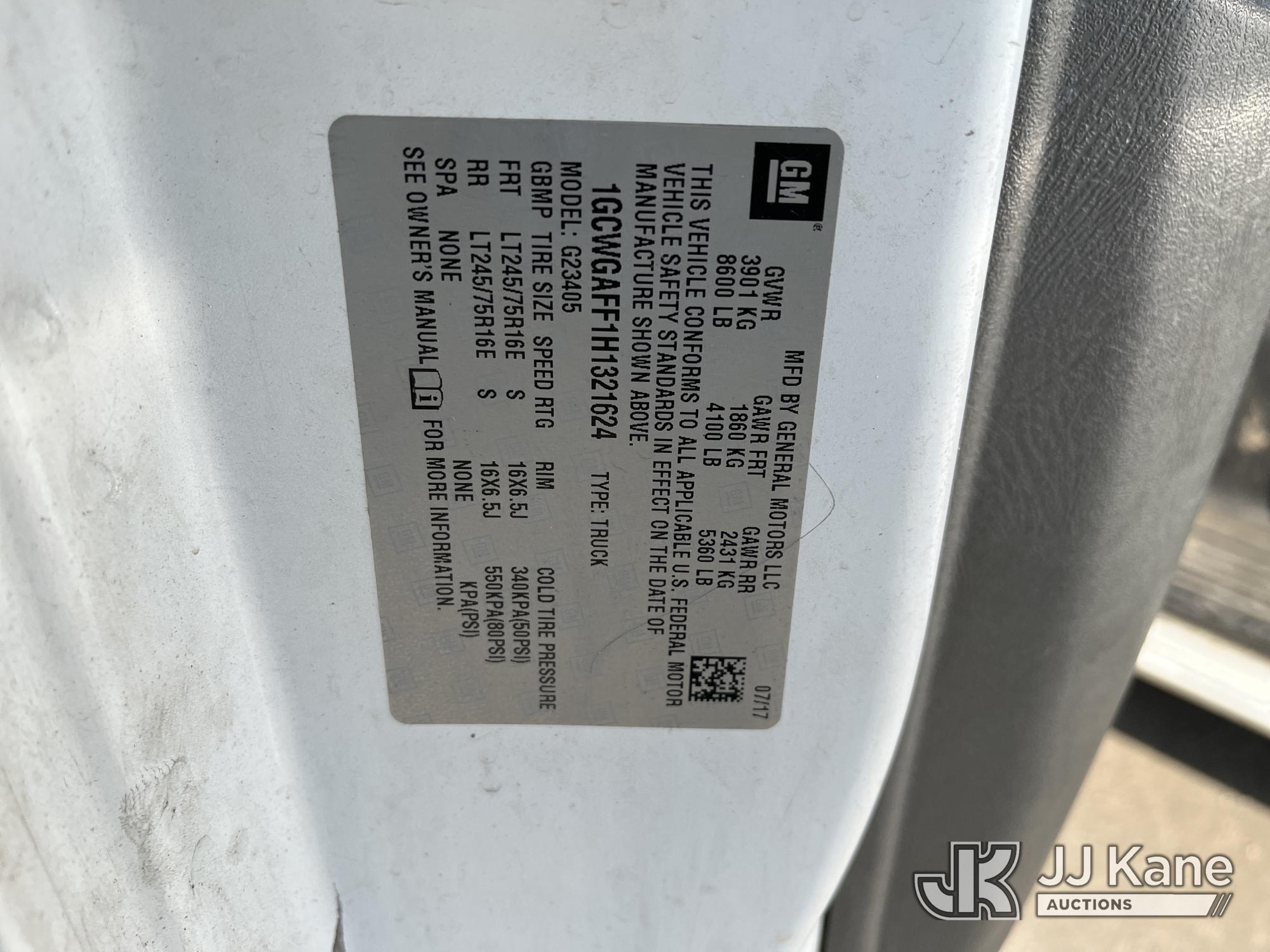 2017 Chevrolet Express G2500
