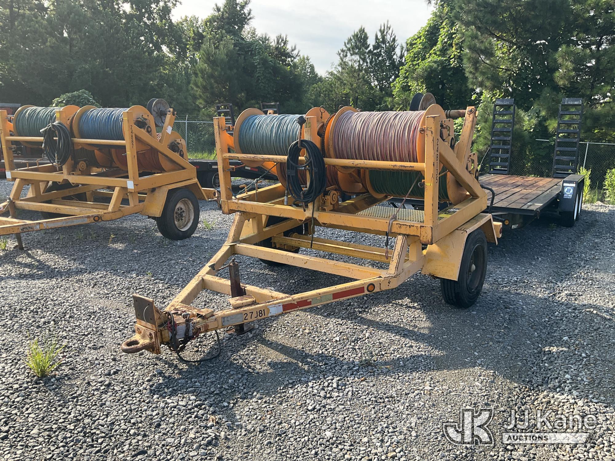 2005 TSE 2501PLW 4-Drum Pilot Line Winder, trailer mtd, S/N 05-3235-03