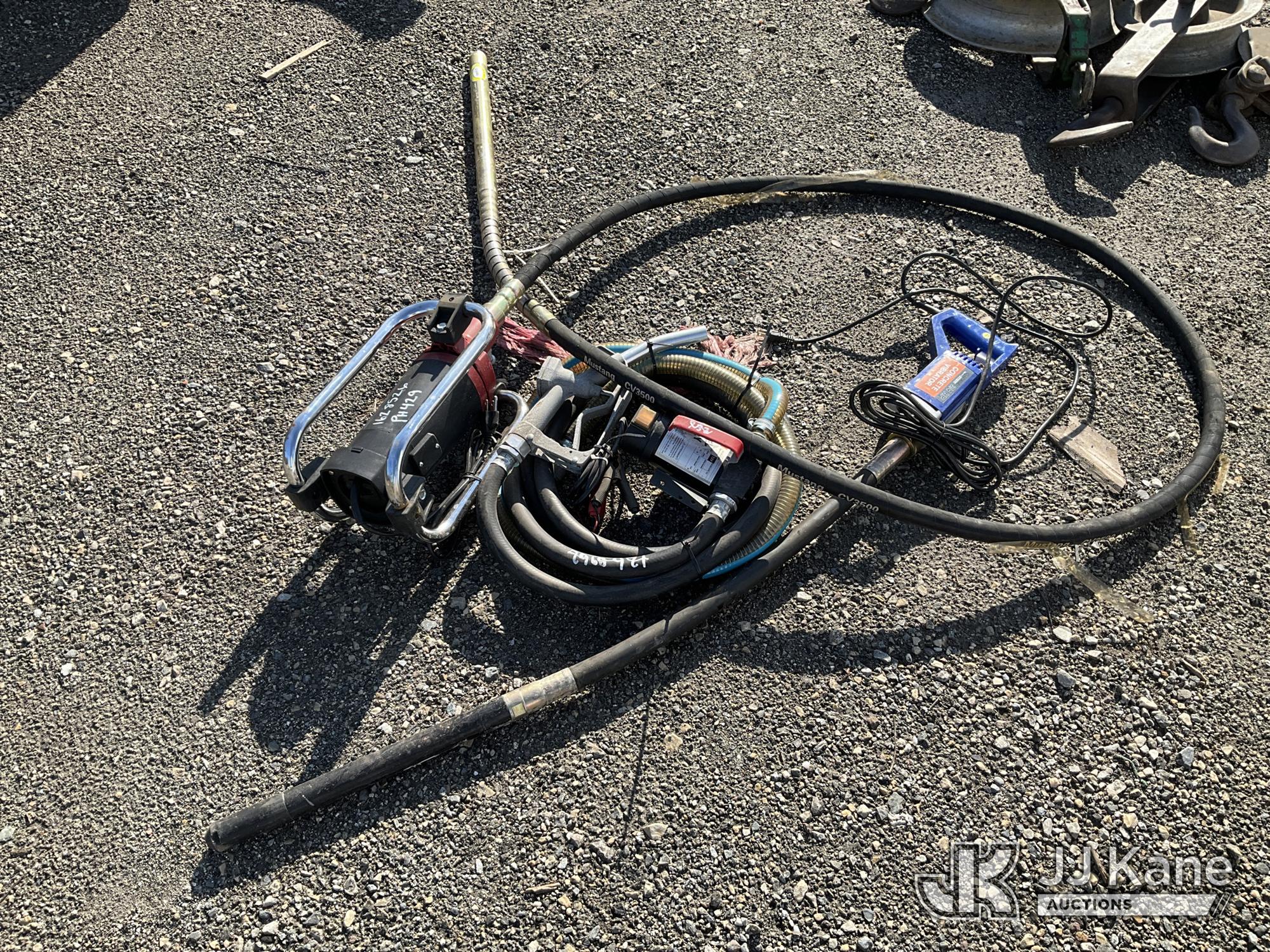 (2) Concrete Vibrators & Diesel Fuel Transfer Pump NOTE: This unit is being sold AS IS/WHERE IS via Timed Auction and is located in Plymouth Meeting
