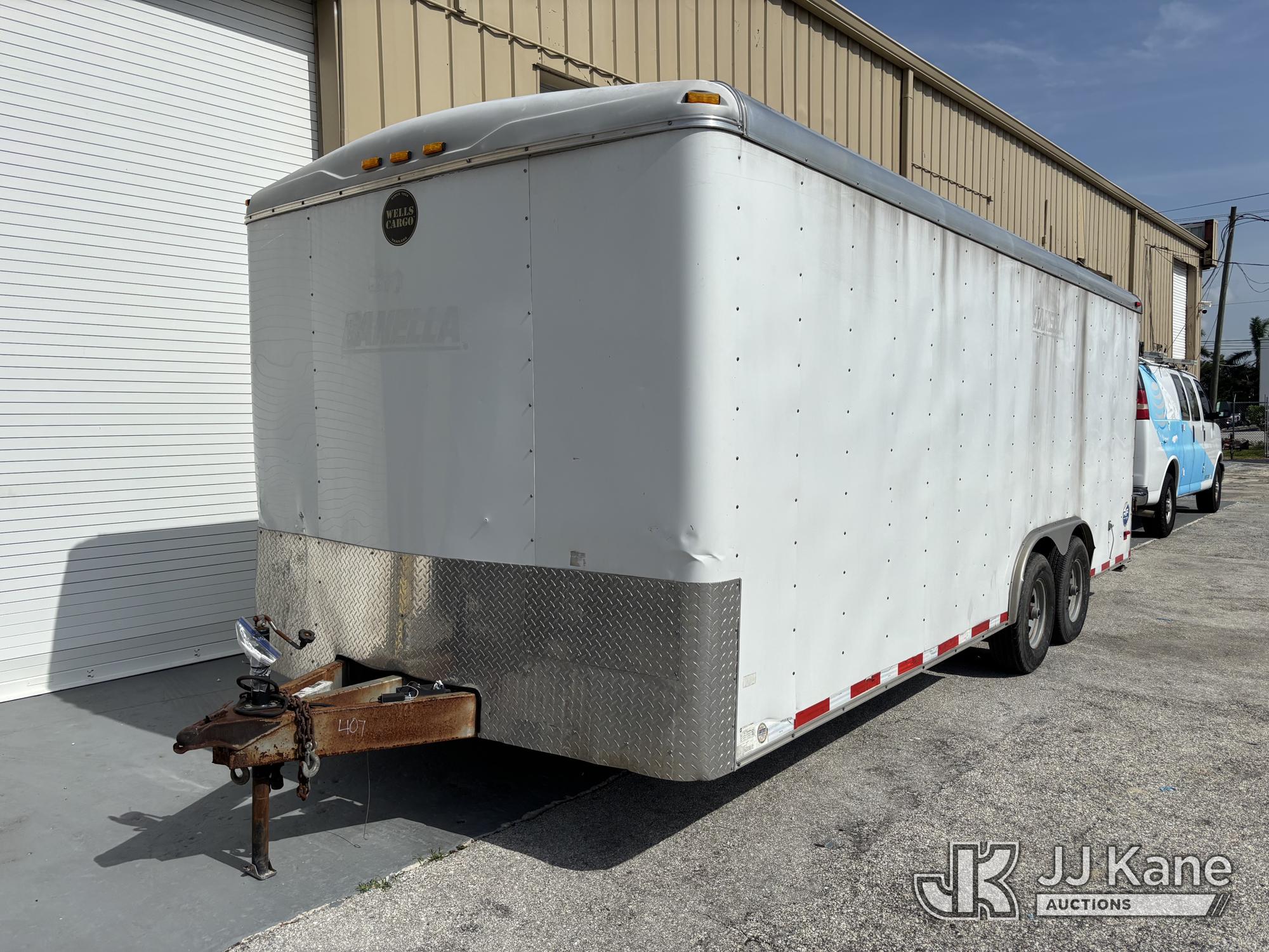 2015 Wells Cargo T/A Enclosed Cargo Trailer