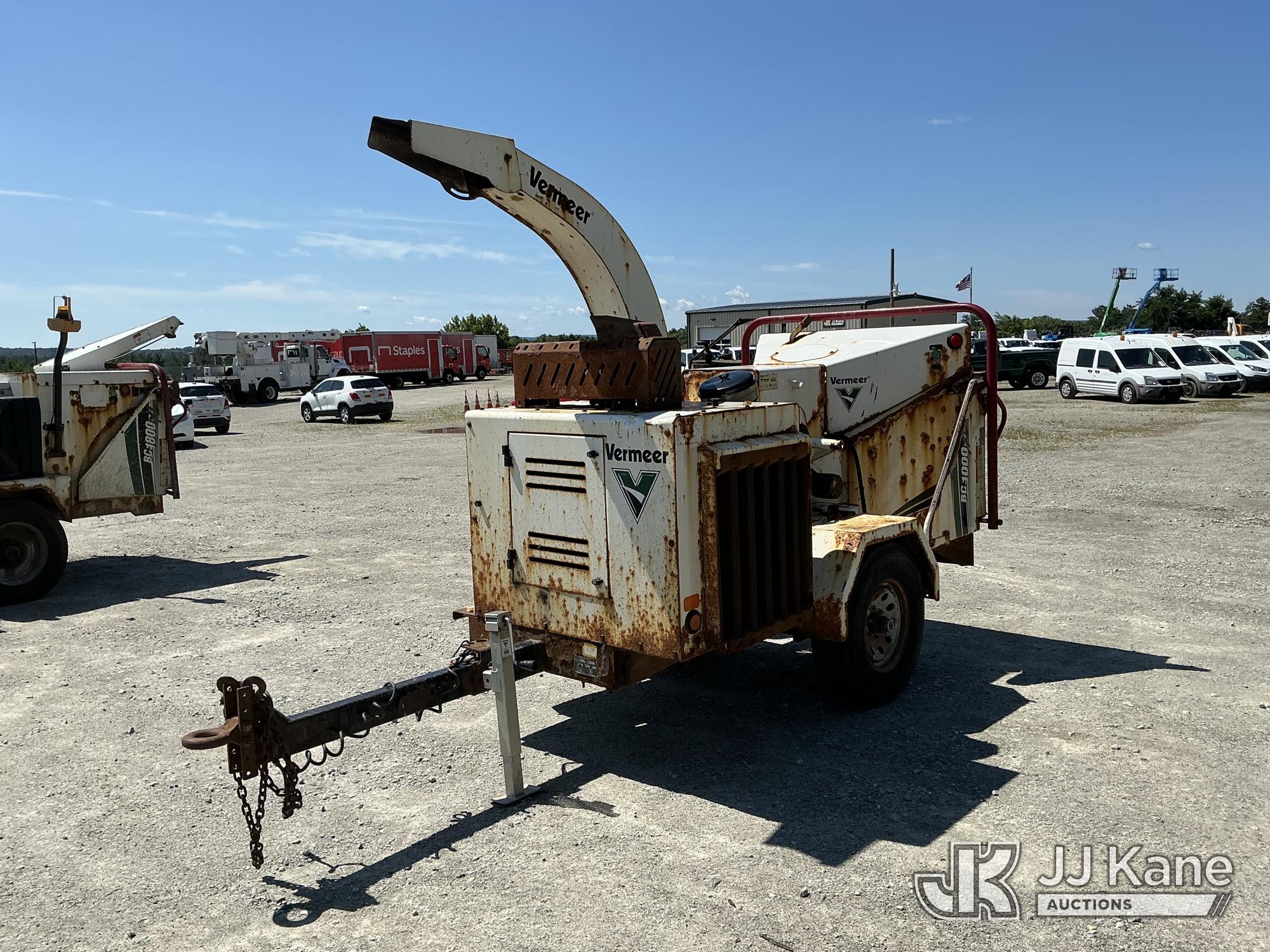 2018 Vermeer BC1000XL Chipper (12in Drum), trailer mtd.