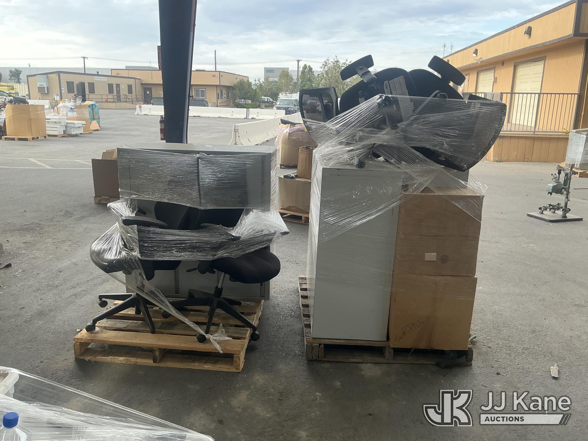 (2 Pallet) Office Equipment (Used) NOTE: This unit is being sold AS IS/WHERE IS via Timed Auction and is located in Jurupa Valley