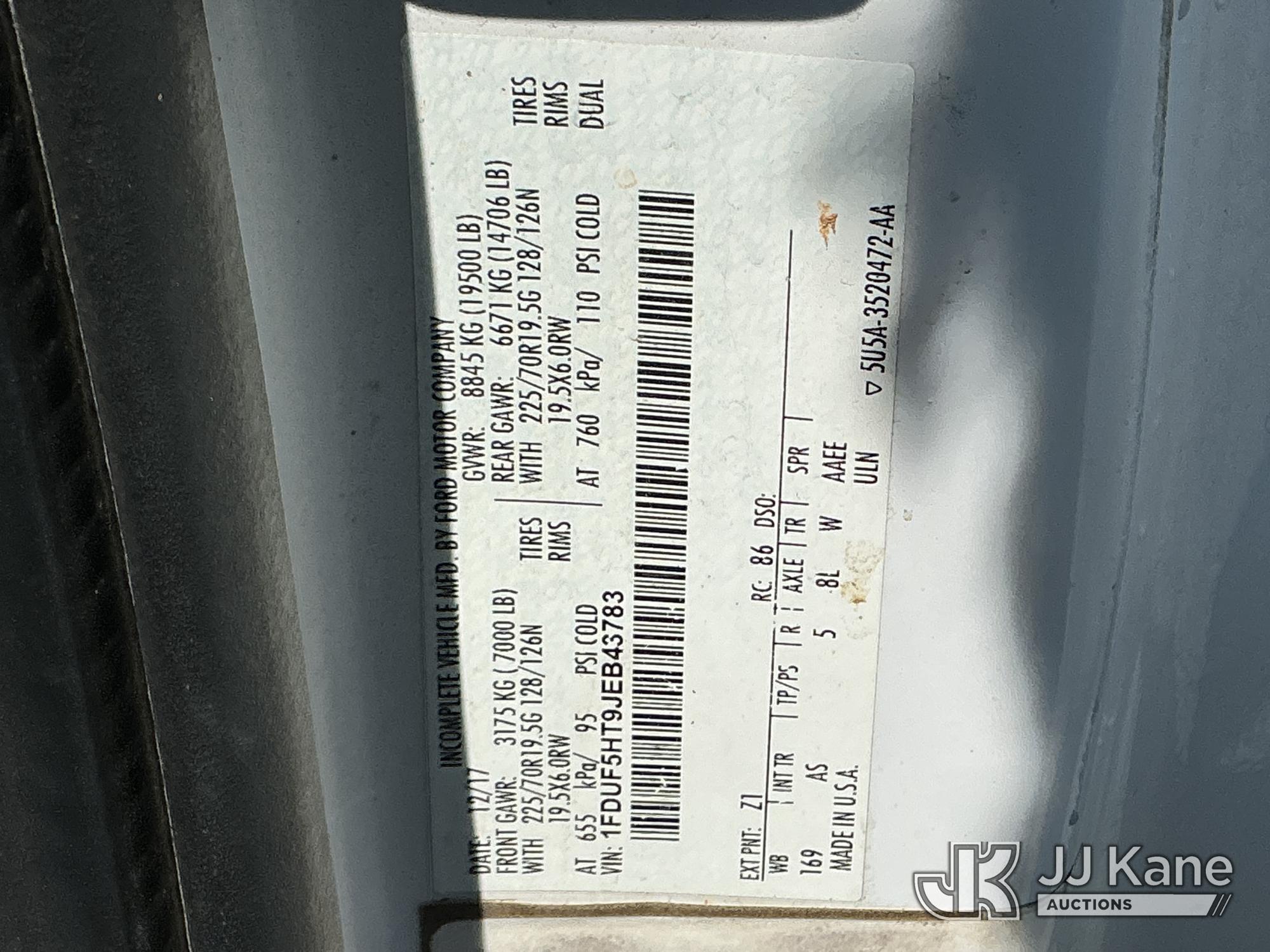 2018 Ford F550 4x4