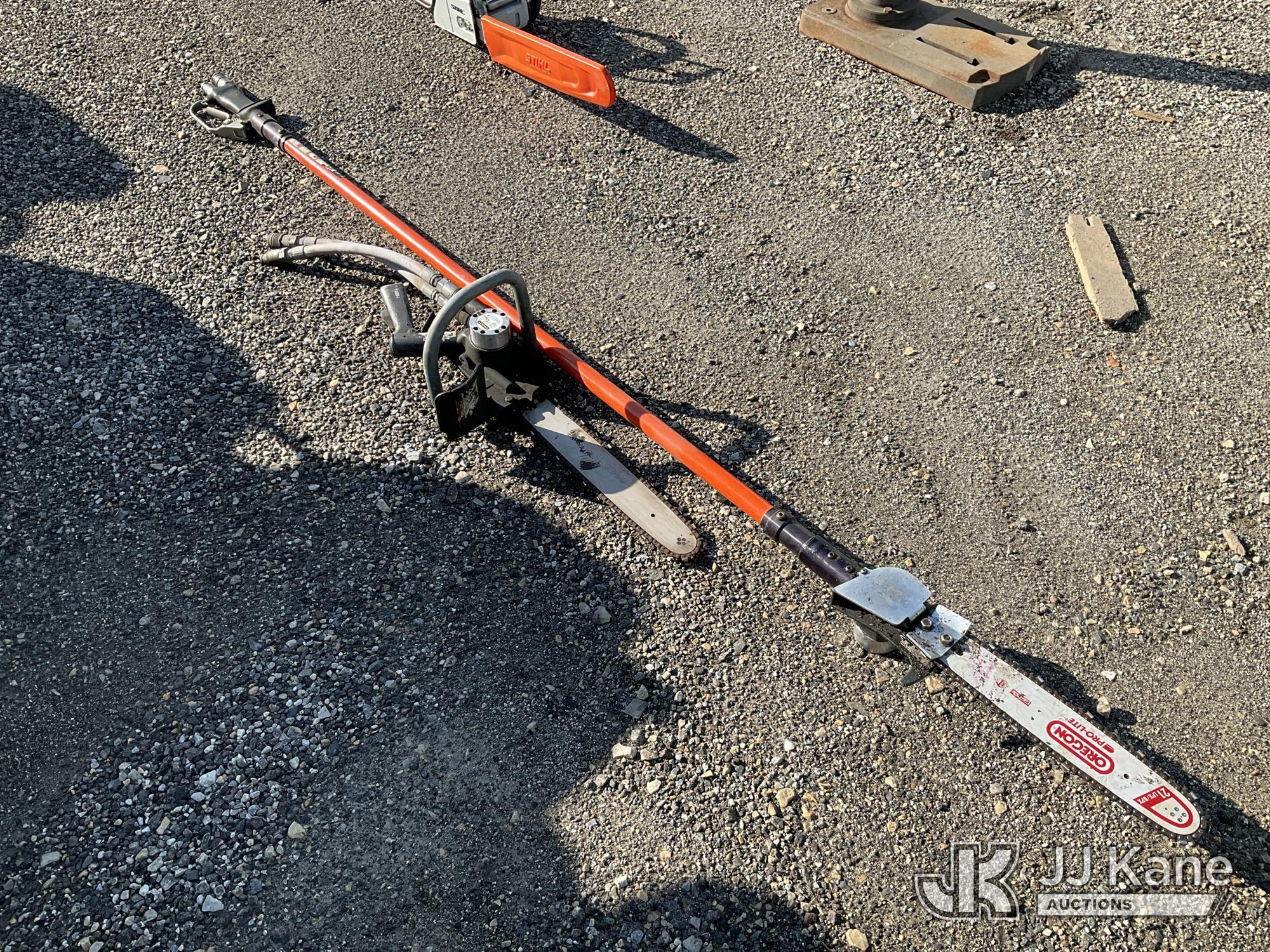 Stanley CS25 Hydraulic Pole Chainsaw & Stanley CS06 Hydraulic Handheld Chainsaw (Condition Unknown ) NOTE: This unit is being sold AS IS/WHERE IS via Timed Auction and is located in Plymouth Meeting