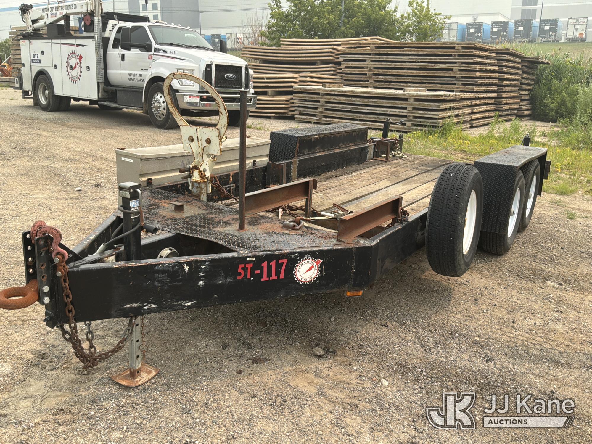 2007 SDP T/A Tagalong Support Trailer, To Be Sold with Lot# 28719 (Equipment and trailer price will be split out on invoice to reflect 80/20, equipment to trailer price ratio for tax purposes)