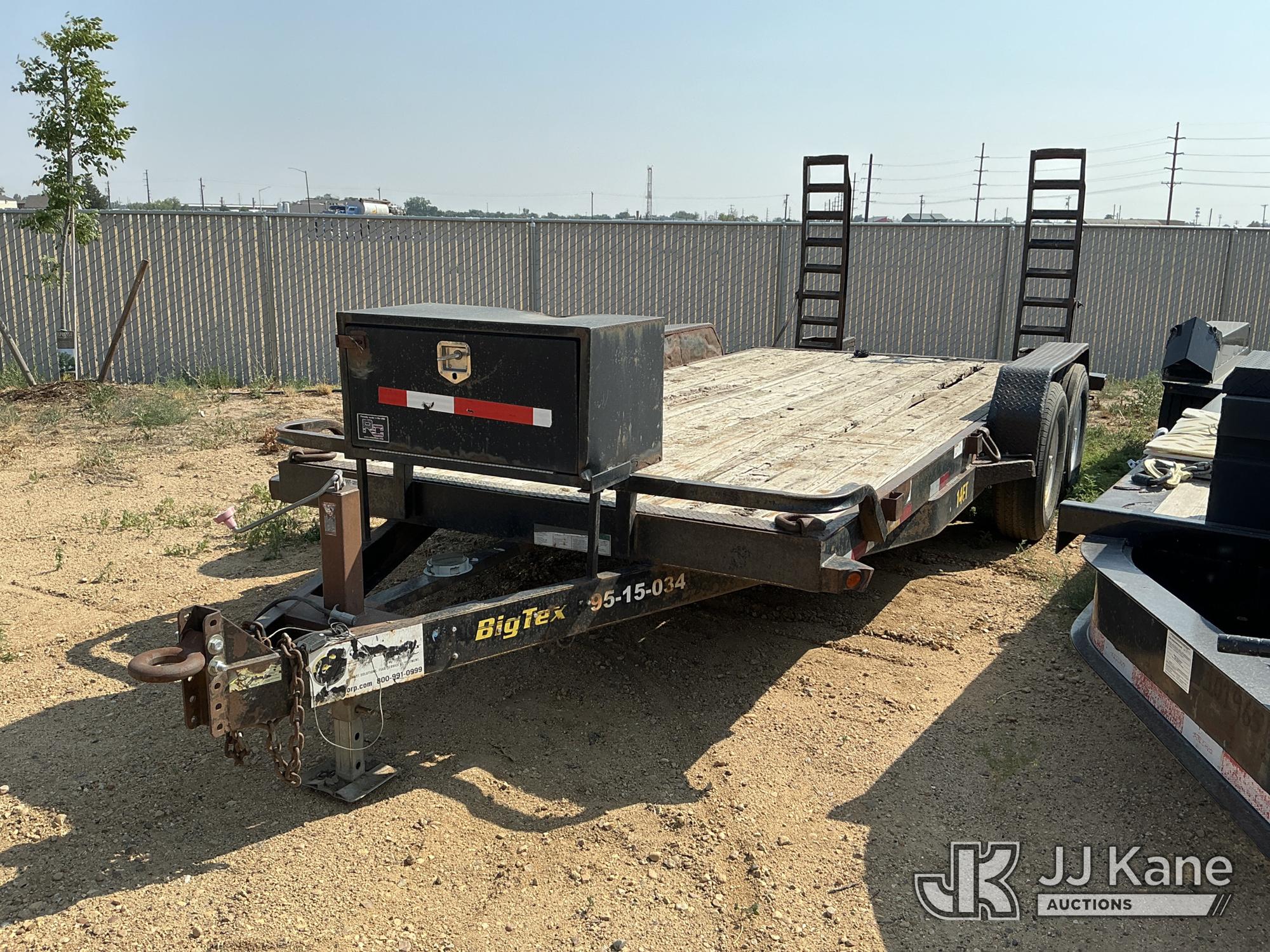 2013 Big Tex T/A Tagalong Equipment Trailer