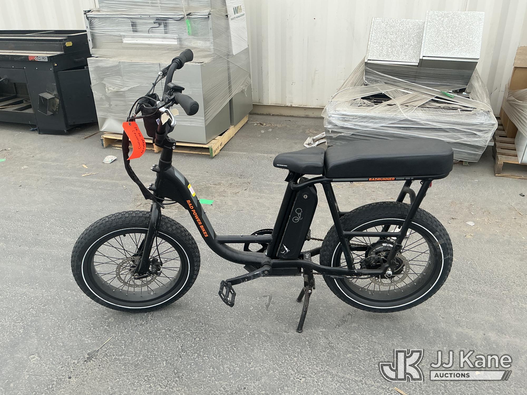 Rad power E-Bike No Keys