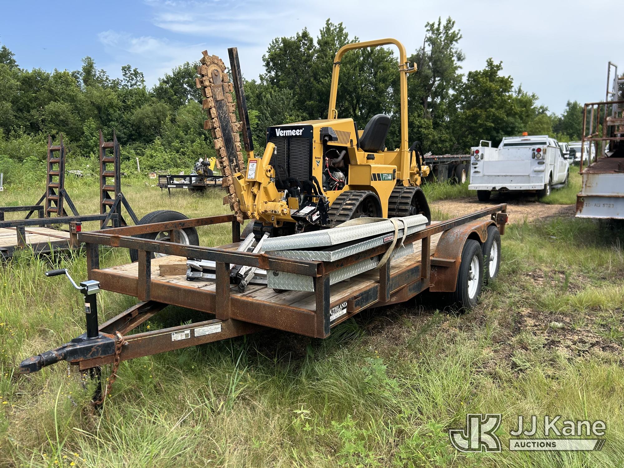 2022 Vermeer PTX44 Quad Track Combo Trencher/Vibratory Cable Plow, To Be Sold With Lot# t3136 (Equipment and trailer price will be split out on invoice to reflect 80/20, equipment to trailer price ratio for tax purposes)