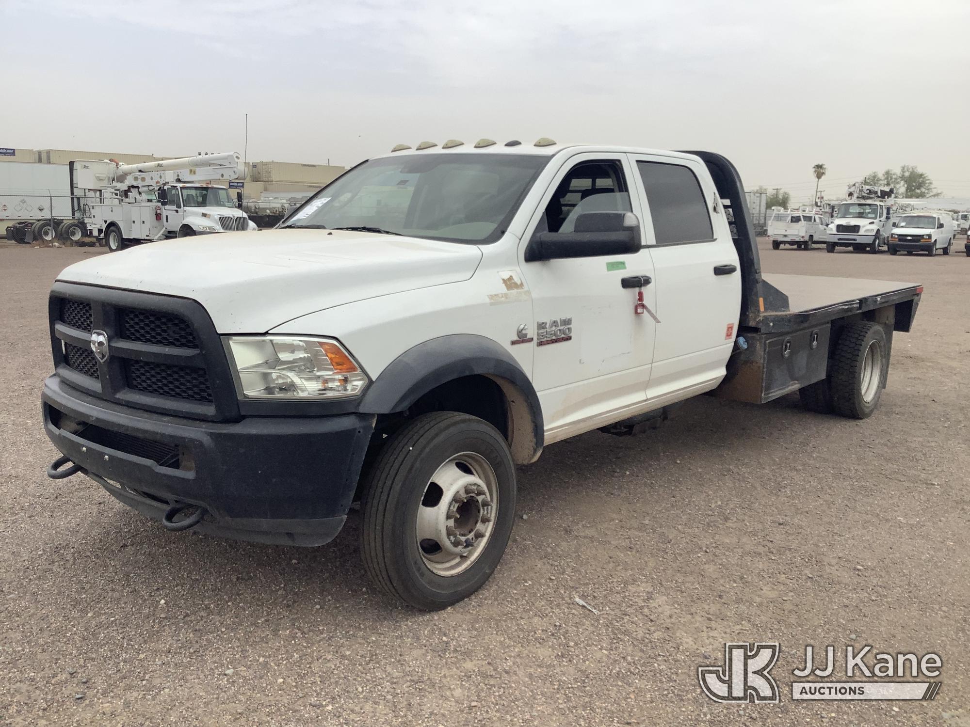 2018 RAM 5500 Crew-Cab Flatbed Truck