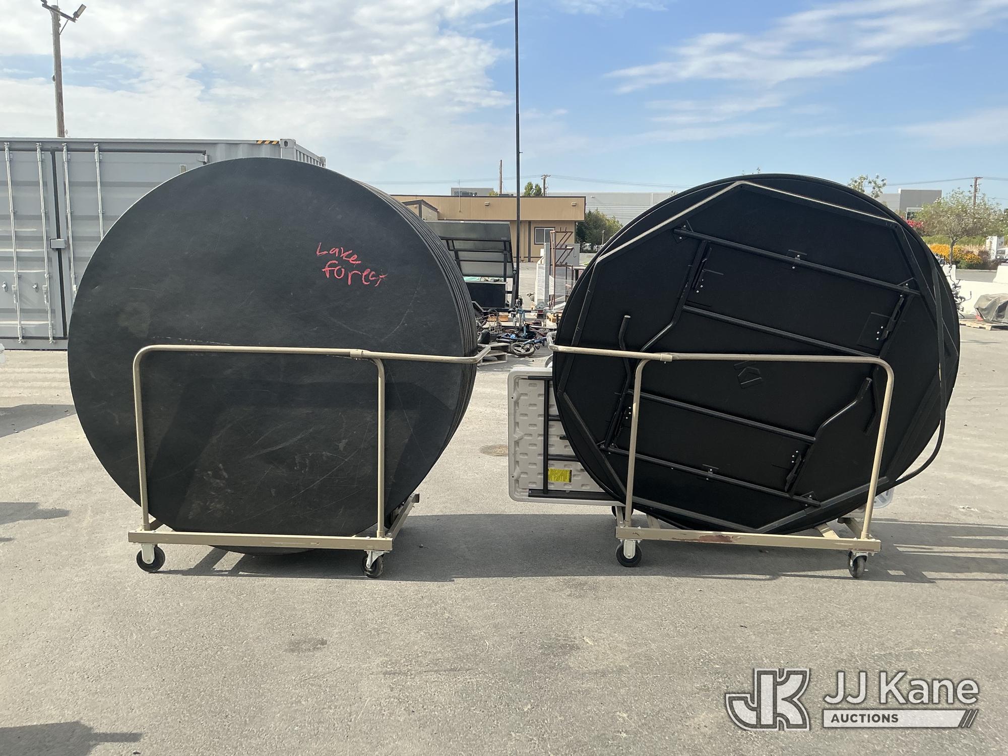 Foldable Tables (Used) NOTE: This unit is being sold AS IS/WHERE IS via Timed Auction and is located in Jurupa Valley