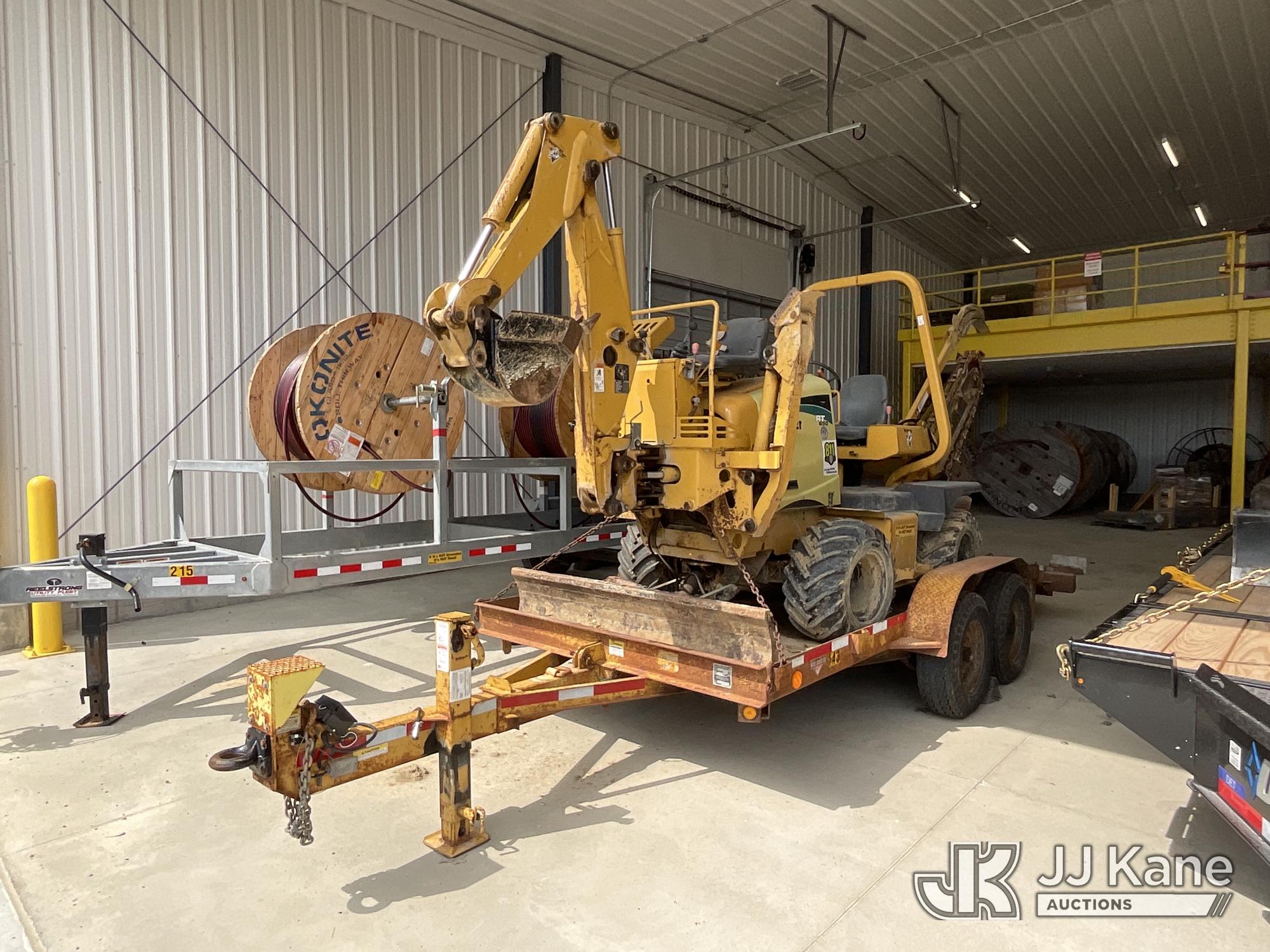 2005 Vermeer RT650 Rubber Tired Trencher, Electric Cooperative Owned Unit
