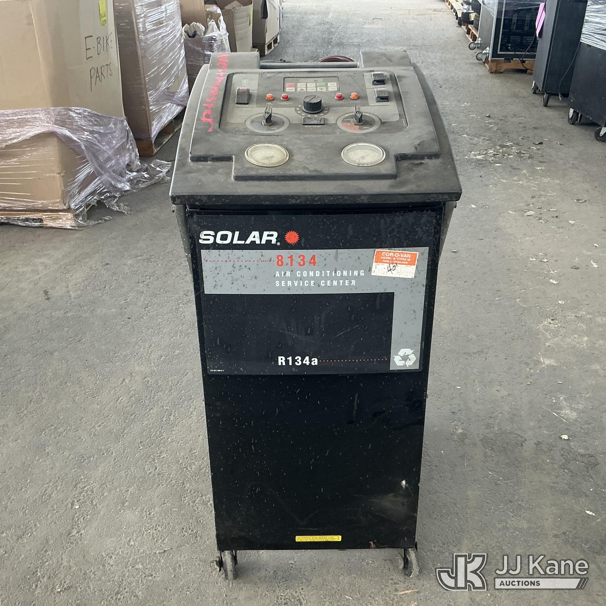 Solar 8134 Air Conditioning Service Center (Used) NOTE: This unit is being sold AS IS/WHERE IS via Timed Auction and is located in Jurupa Valley