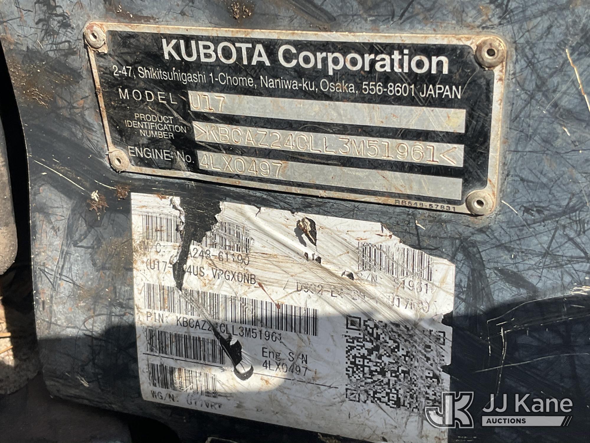 2020 Kubota U17