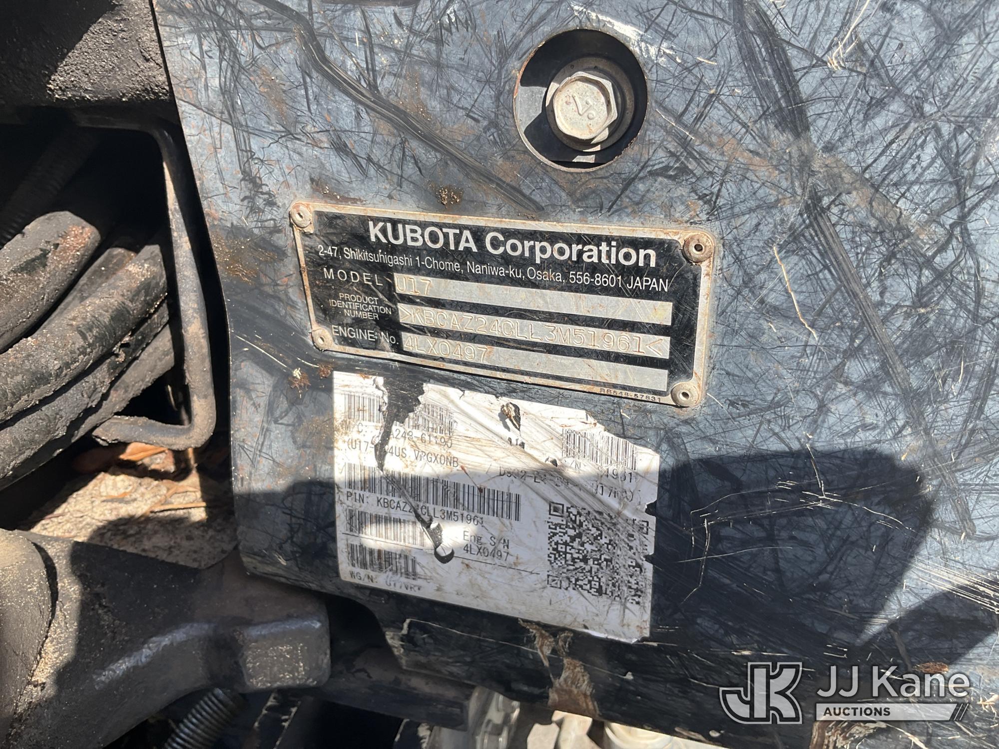 2020 Kubota U17