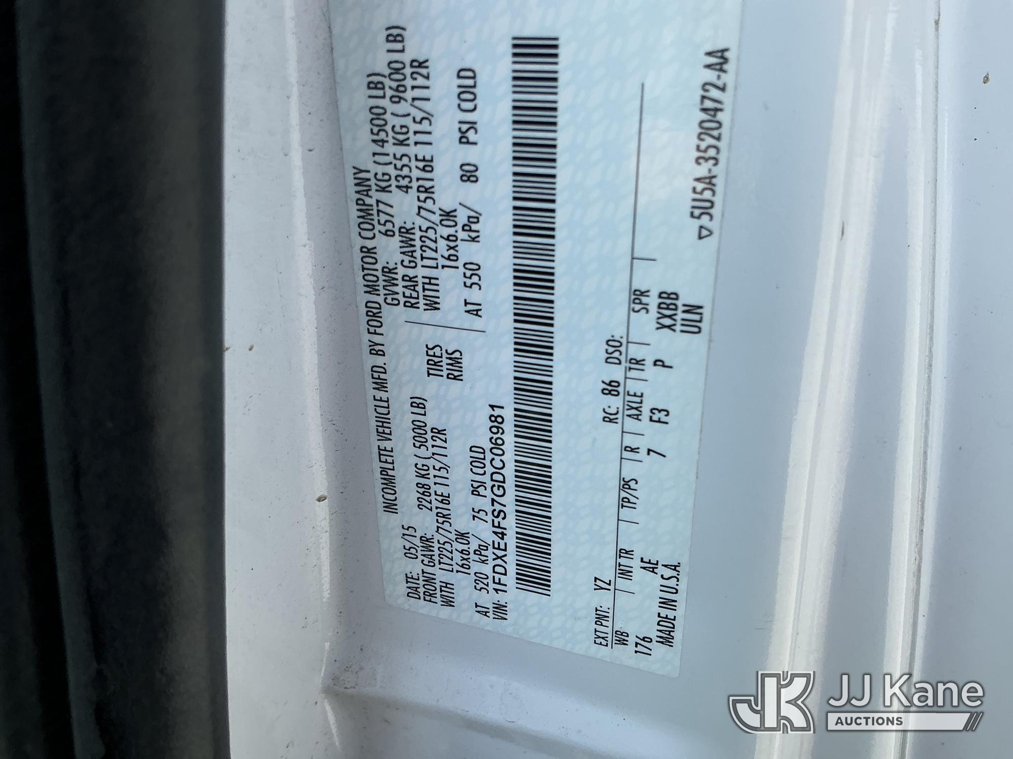 2016 Ford ECONOLINE E450