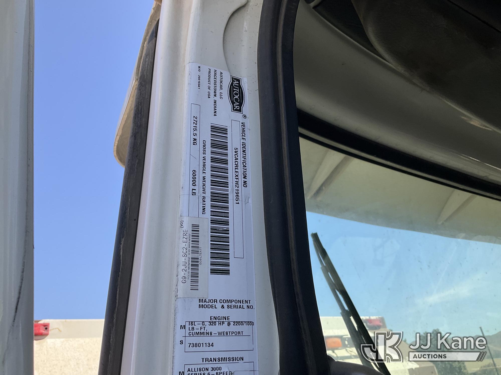 2015 Autocar ACX XPEDITOR