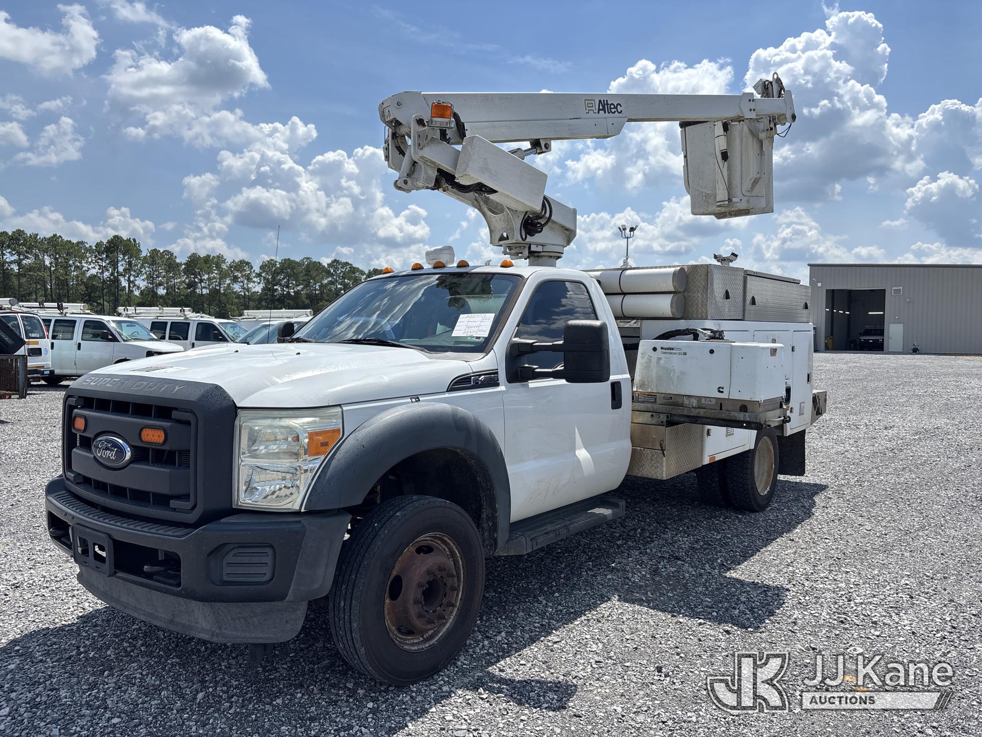 Altec AT200A, Telescopic Non-Insulated Bucket Truck mounted behind cab on 2016 Ford F-450 SD Service Truck