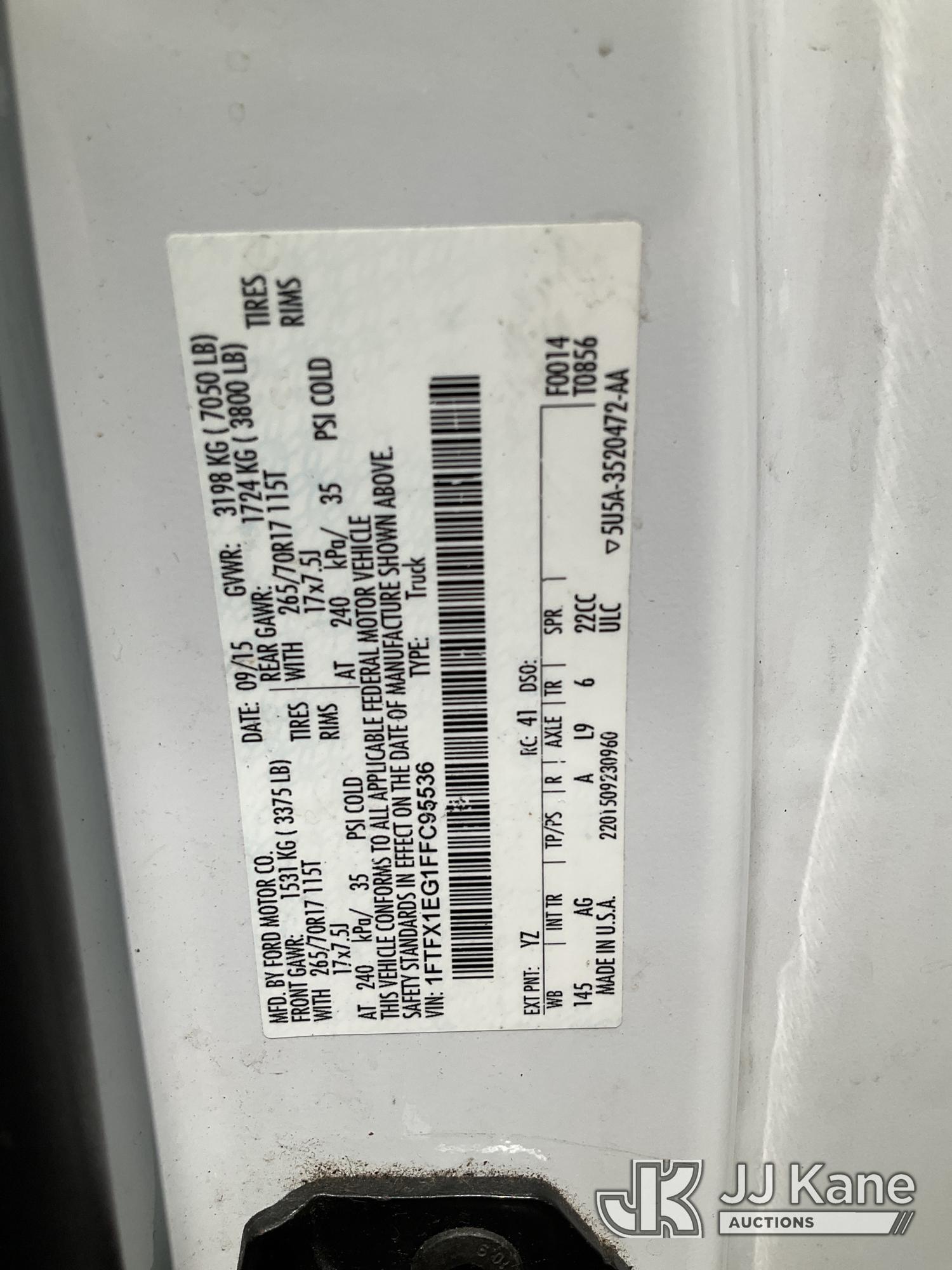 2015 Ford F150 4X4
