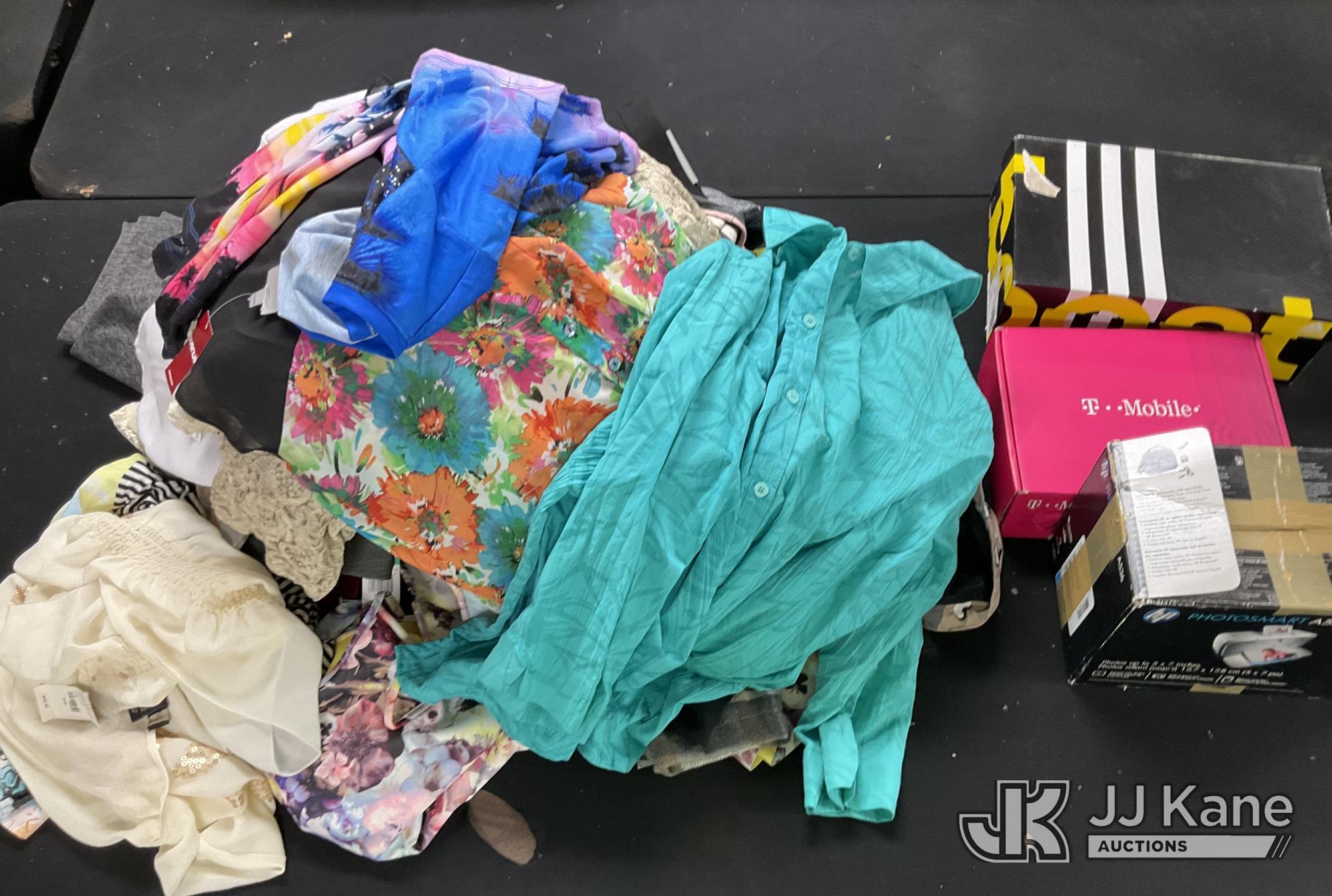 Clothes (Price Tags Still Attached To Most Of The Items) NOTE: This unit is being sold AS IS/WHERE IS via Timed Auction and is located in Jurupa Valley