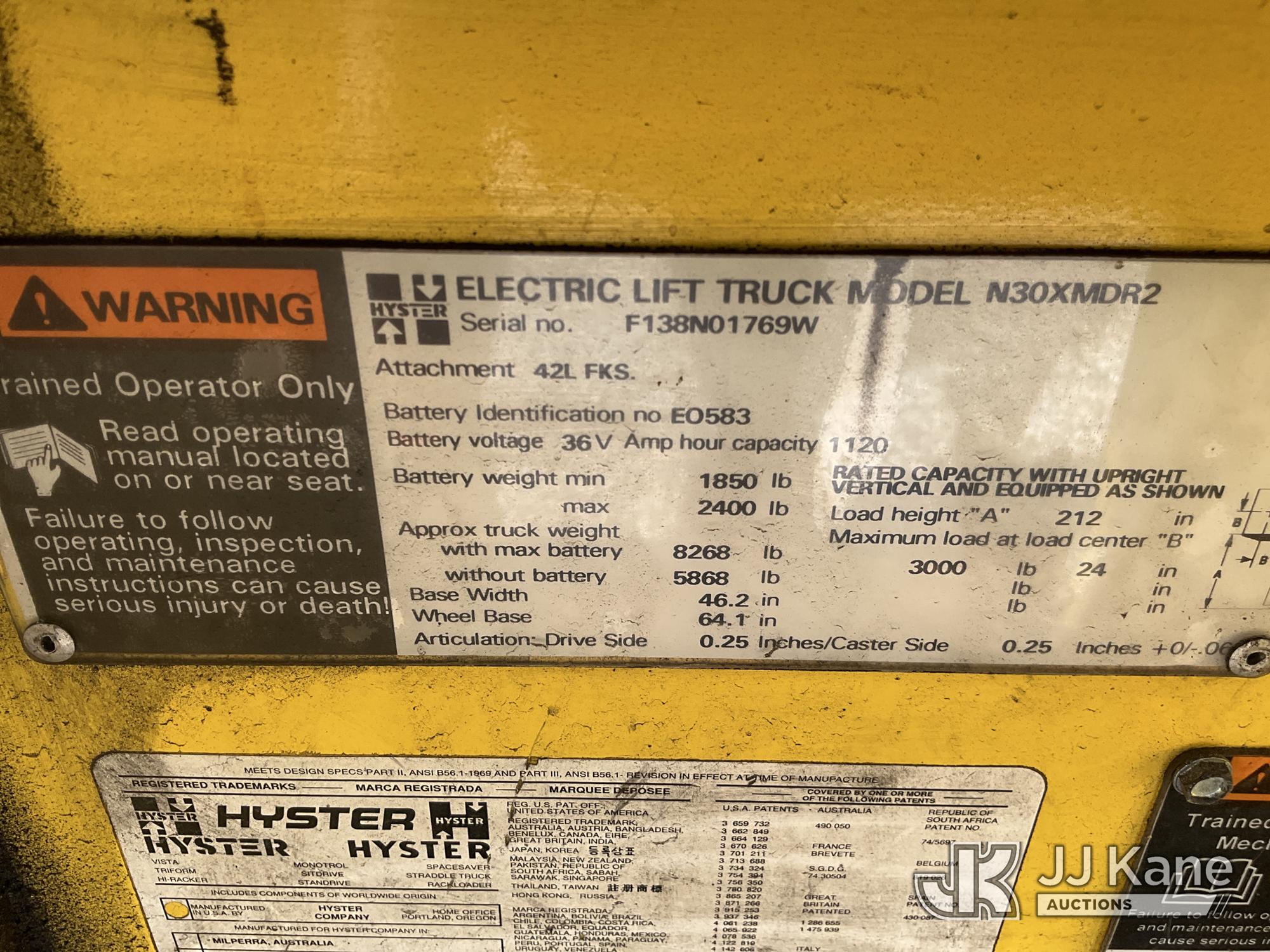 1985 Hyster 30