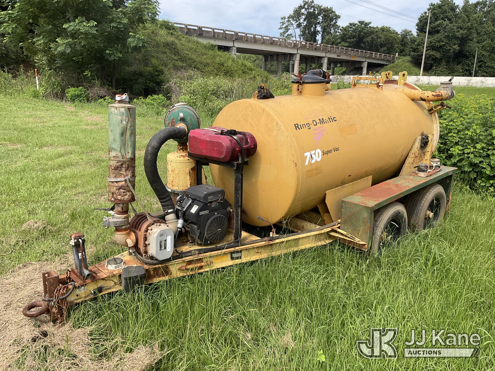 2000 Ring-O-Matic 750 Vacuum Excavation Trailer