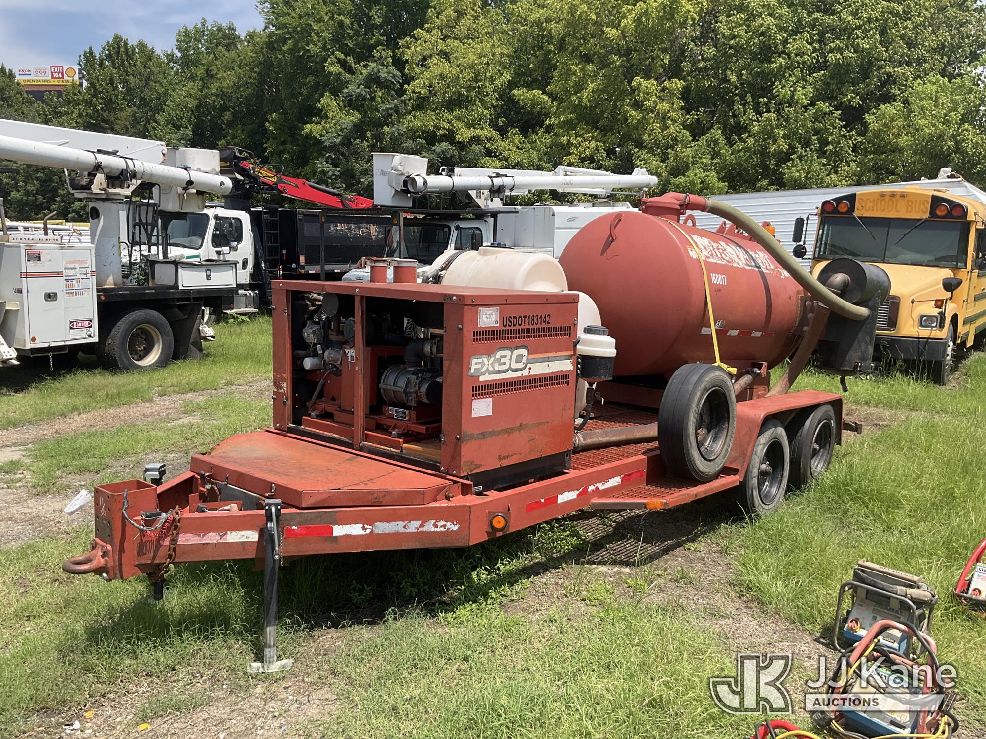 2006 Ditch Witch FX30 Vacuum Excavation Trailer