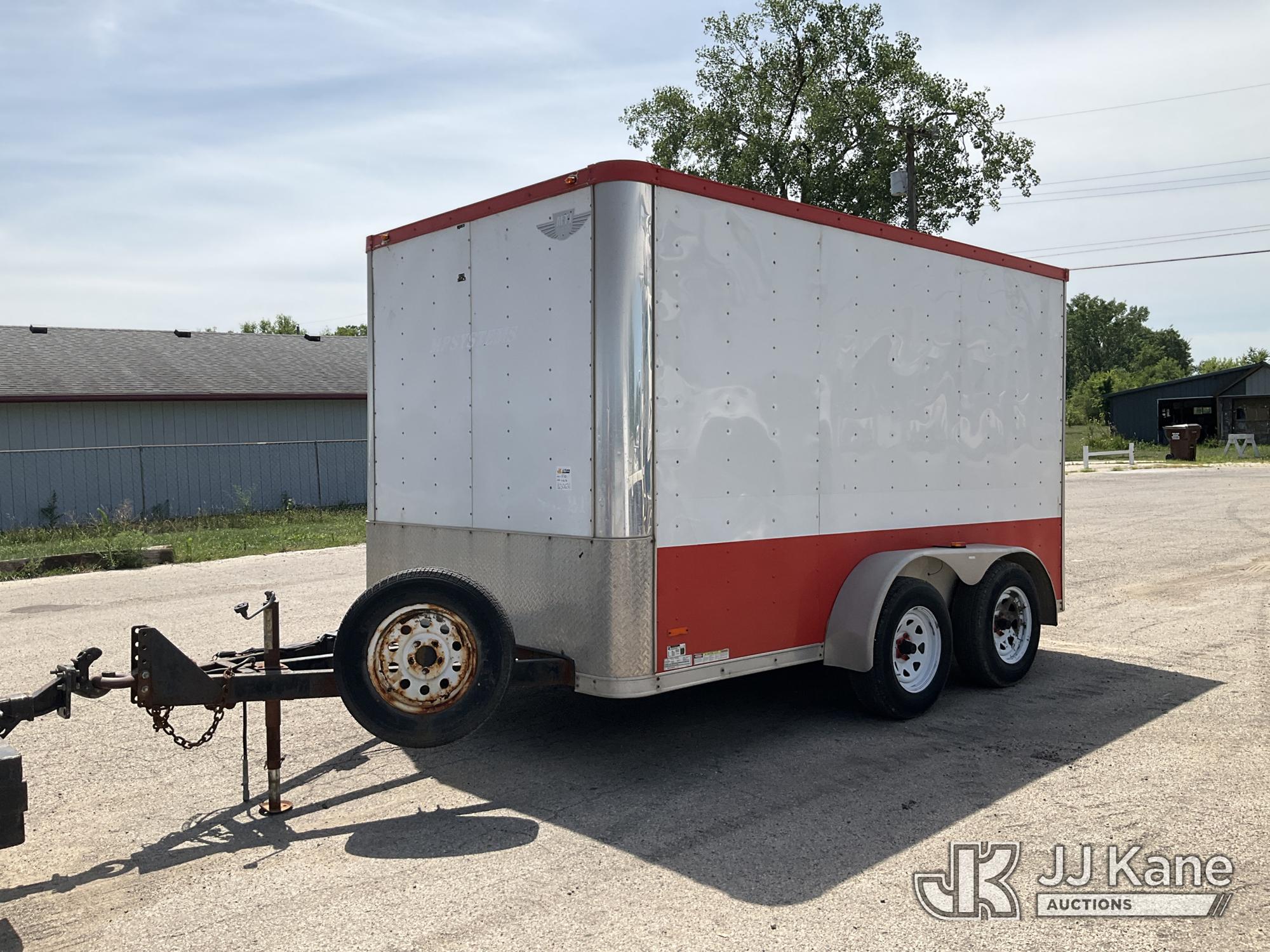 2018 RC Trailers, Inc. MTB 7x12TA2 T/A Enclosed Cargo Trailer, Overall 17ft long, Inside-Level Deck- 11 Ft, Between Wheels 71 in, Height 6 Ft tall