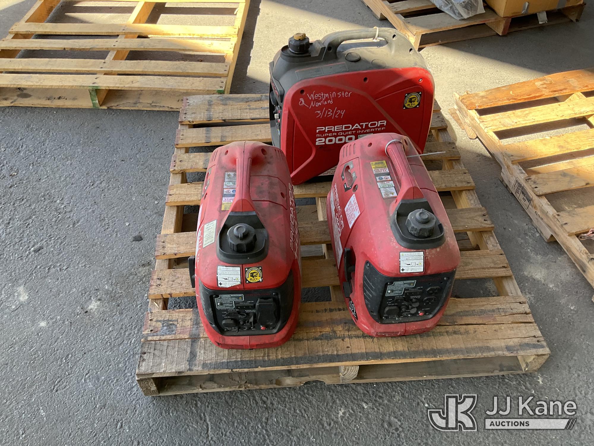 (1 Pallet) Predator Inverters (Used) NOTE: This unit is being sold AS IS/WHERE IS via Timed Auction and is located in Jurupa Valley