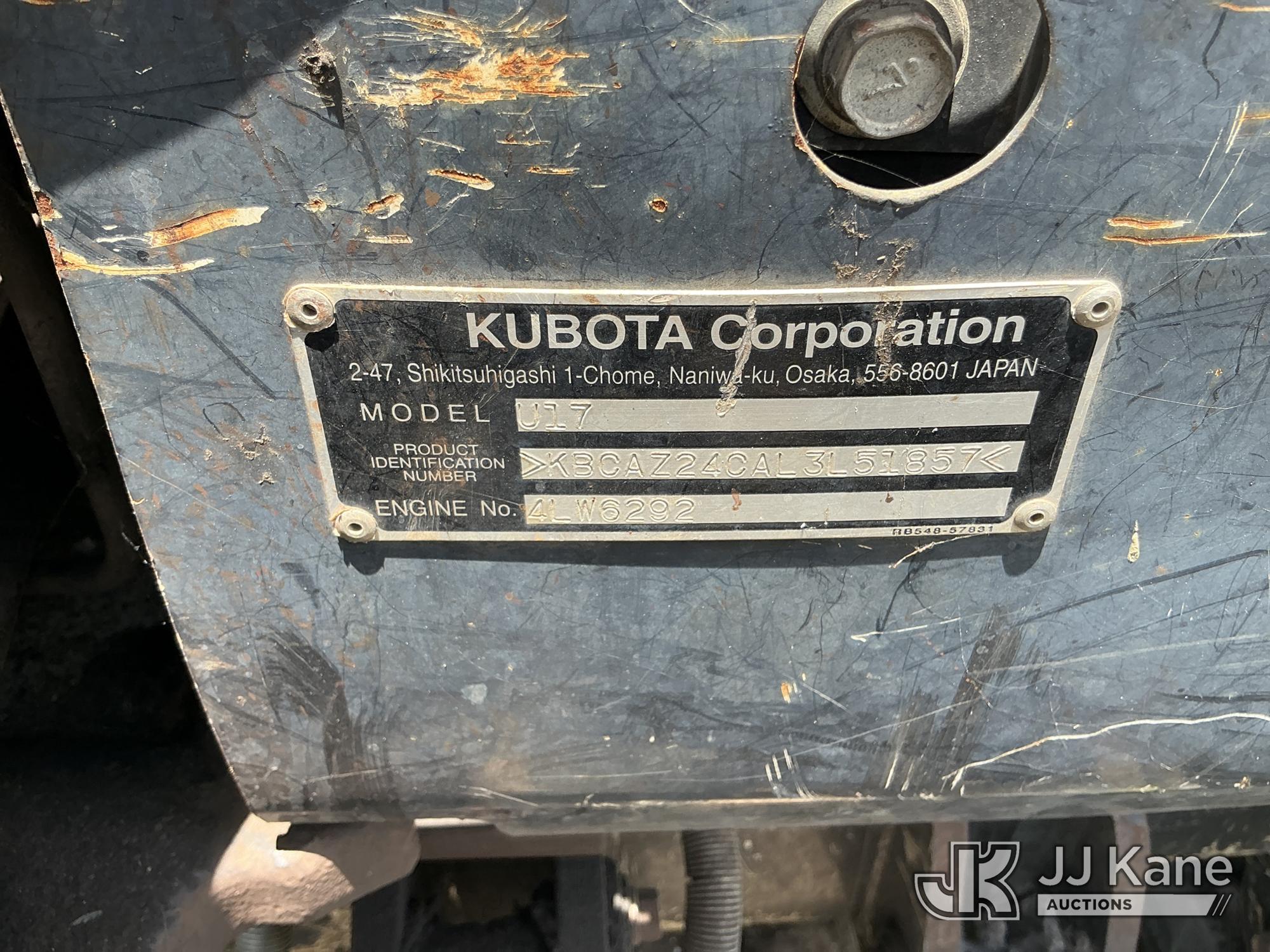 2020 Kubota U17