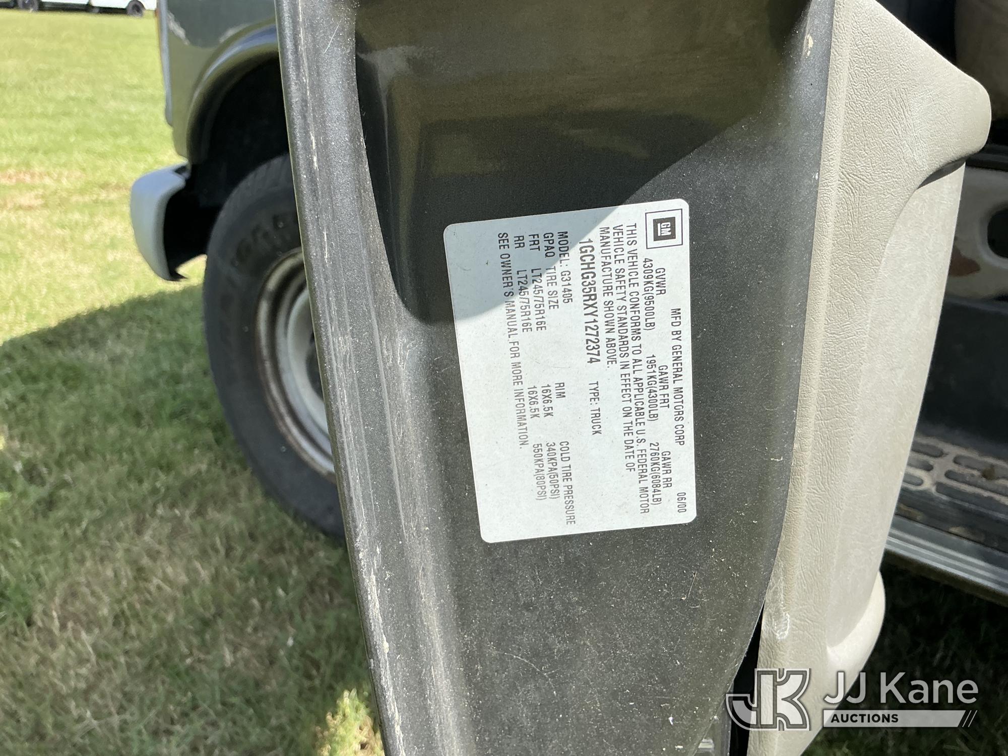 2000 Chevrolet EXPRESS G3500